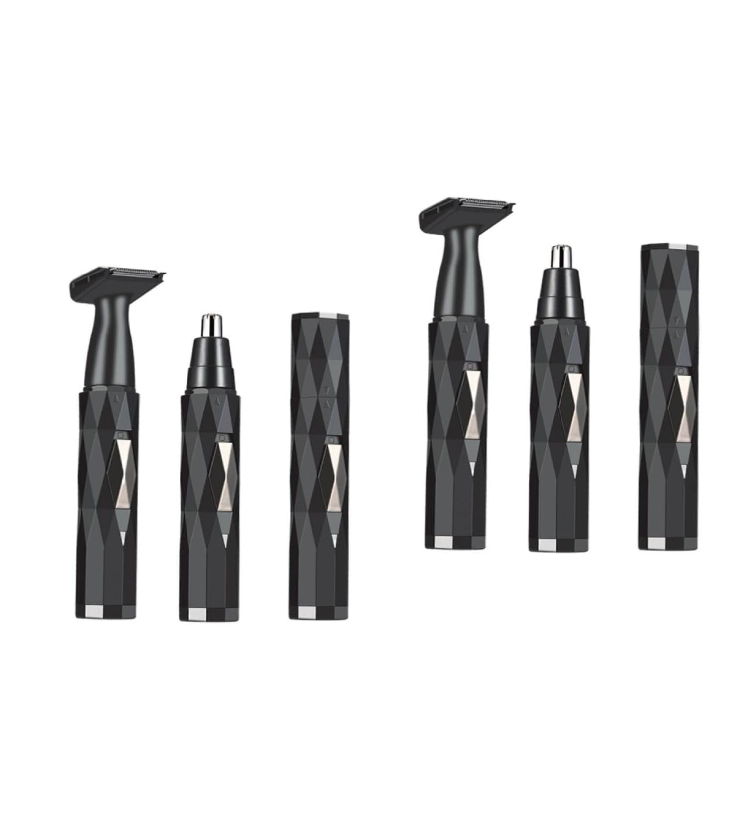 Buy Beaupretty Nose Hair Trimmer Set for Men | Multi-Functional Nose Shaver | 2 Sets - Black | International Shipping - Buy Online on GoSupps.com