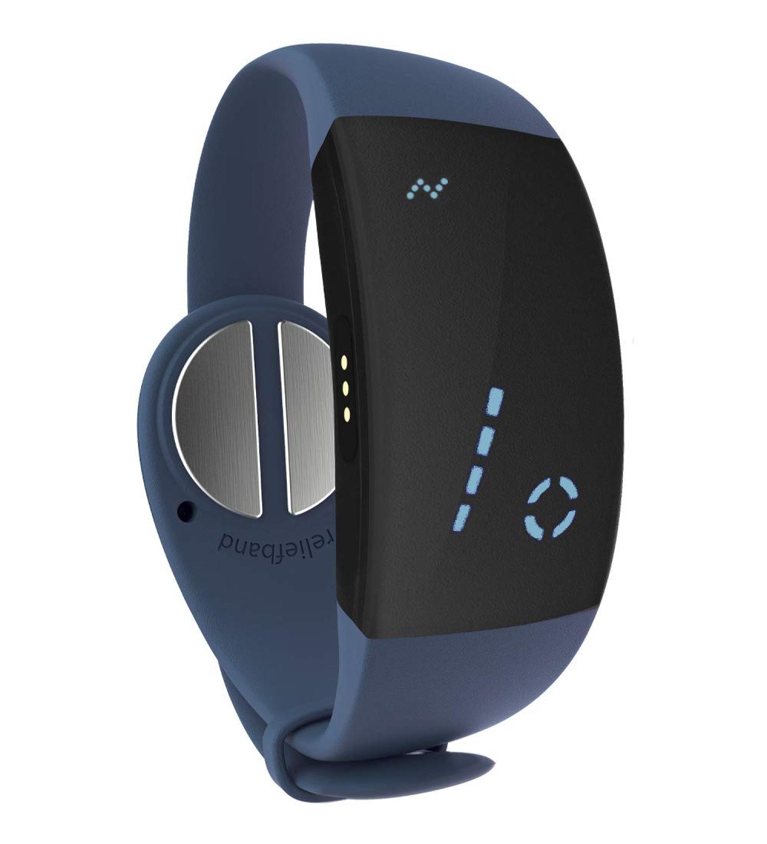 Reliefband Premier Anti-Nausea Wristband | FDA Cleared Motion Sickness Relief | Drug Free | Slate Blue - Buy Online on GoSupps.com