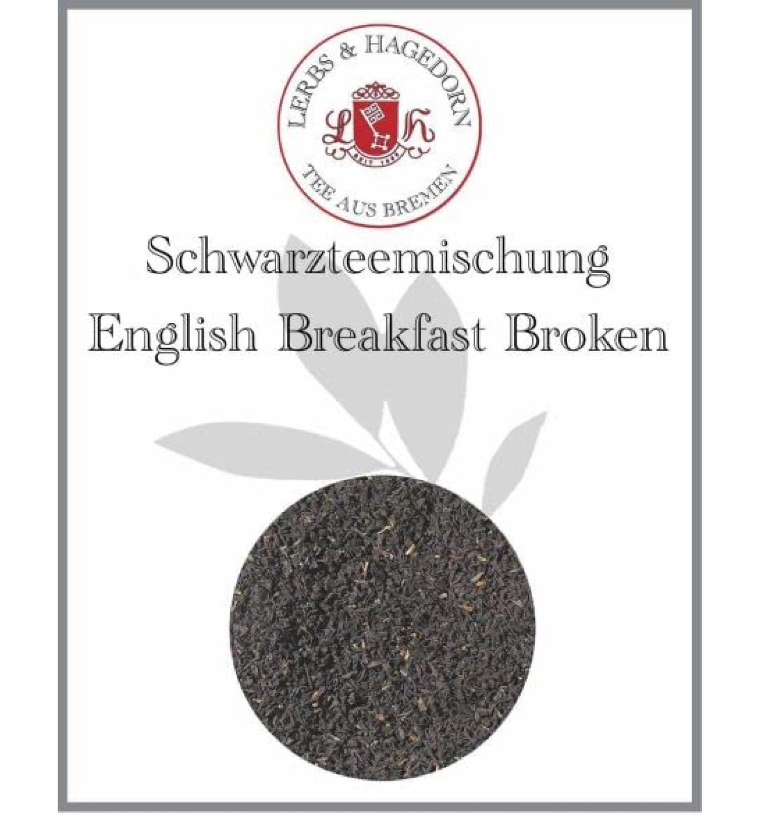  Lerbs & Hagedorn Lerbs & Hagedorn Broken English Breakfast Black Tea Blend | Strong and extremely affordable 1 kg (approx. 81 litres) of black tea - Buy Online on GoSupps.com