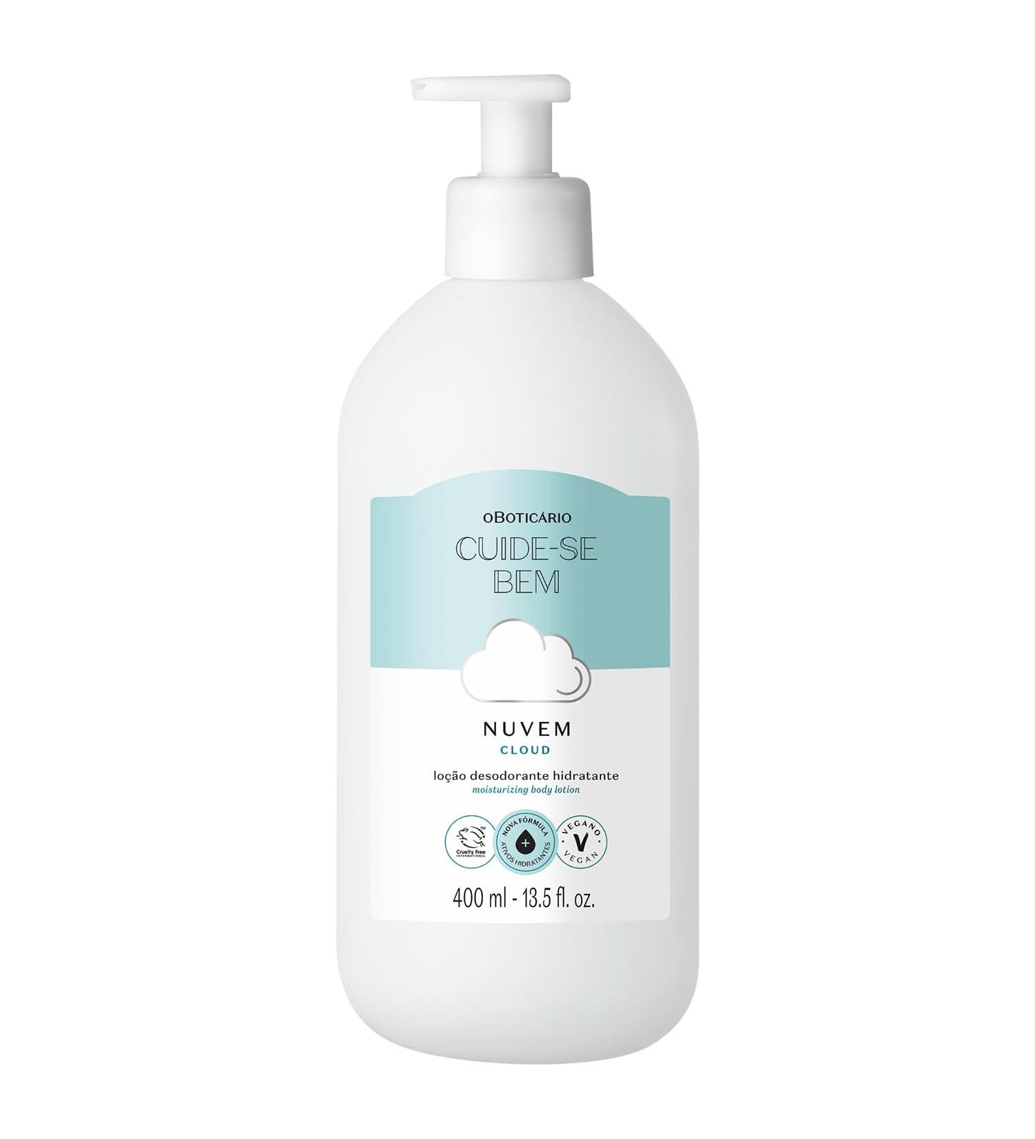 O Botic rio Cuide-se Bem Cloud Moisturizing Body Lotion | 13.5 oz | Soft Hydrated Skin & Delicate Fragrance | International Shipping Available - Buy Online on GoSupps.com