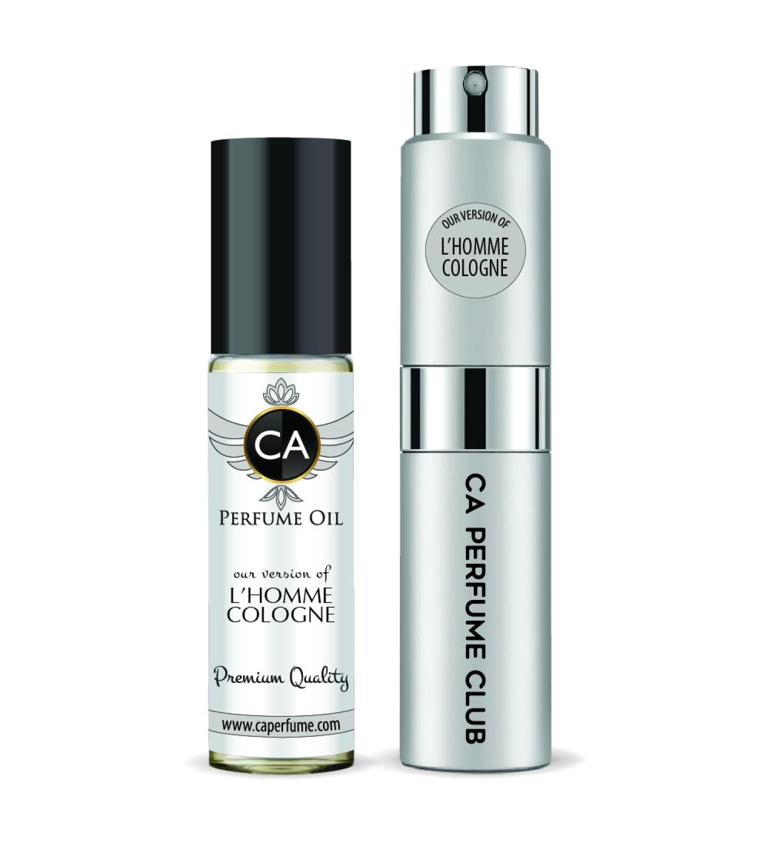 CA Perfume Duo Impression of Yves Lauren L homme Cologne For Men Eau de Parfum Refillable Atomizer Sprayer + Fragrance Body Oil Long Lasting Sample Travel Size Roll-On Bottle 0.27 Fl Oz+0.33 Fl Oz - Buy Online on GoSupps.com