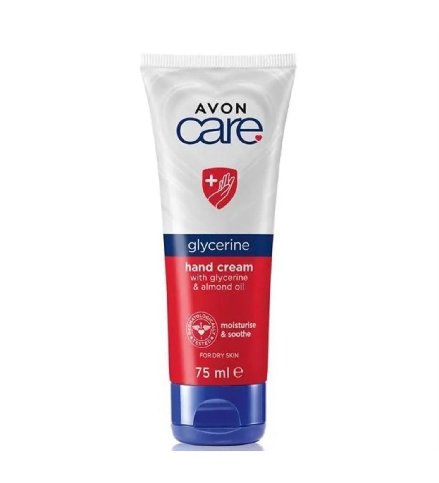 Avon Nurturing with Glycerine & Almond Oil Hand & Nail Cream 75ml- for dry skin