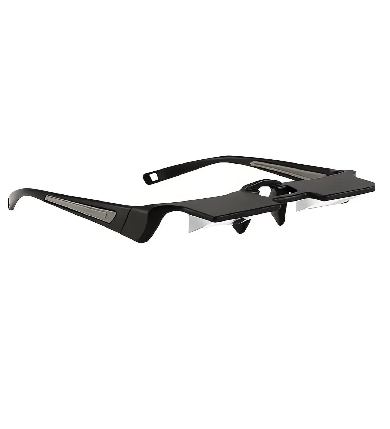 Buy Lazy Glasses | 90 Degree Upside Down Reading Glasses for Bed | Prism Glasses in Black - International Shipping Available - Buy Online on GoSupps.com