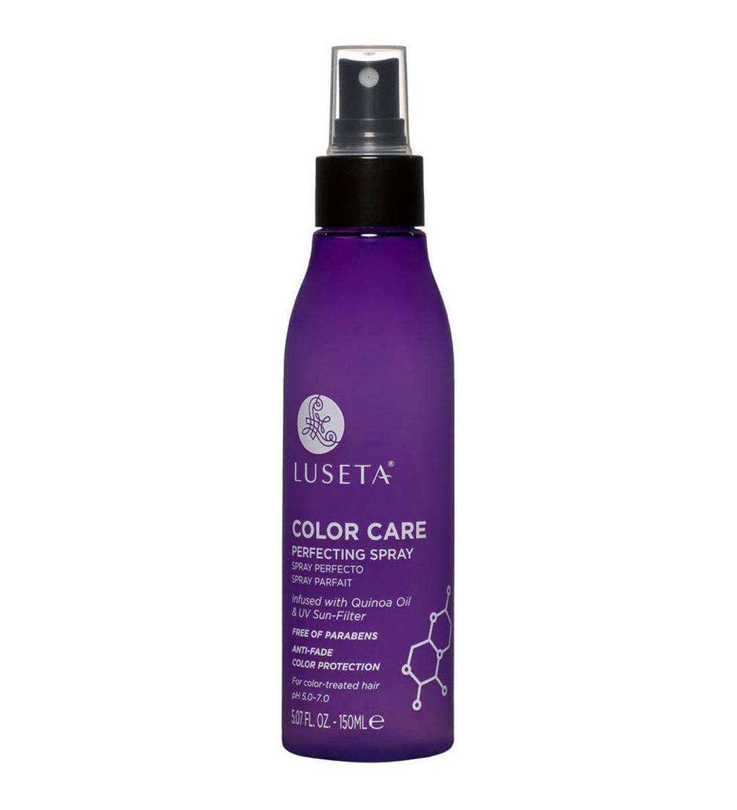 Luseta Color Care Perfecting Spray Luster Lock Multi-Perfector Daily Shine & Protect Spray with Quinoa oil 5.07oz - Buy Online on GoSupps.com