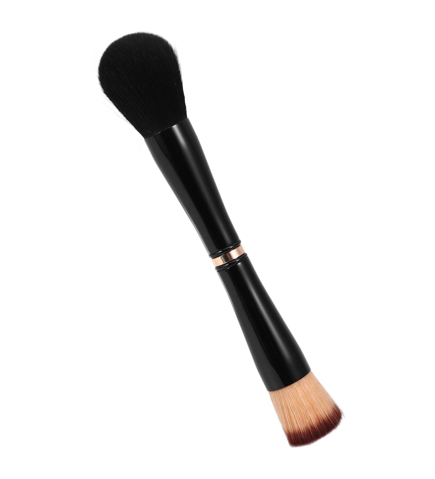 PATKAW Foundation Makeup Brushes Double-ended Concealer Brush Loose Powder Brush for Beauty Liquid Powder Blending Buffing Face Makeup Tools Black - Buy Online on GoSupps.com