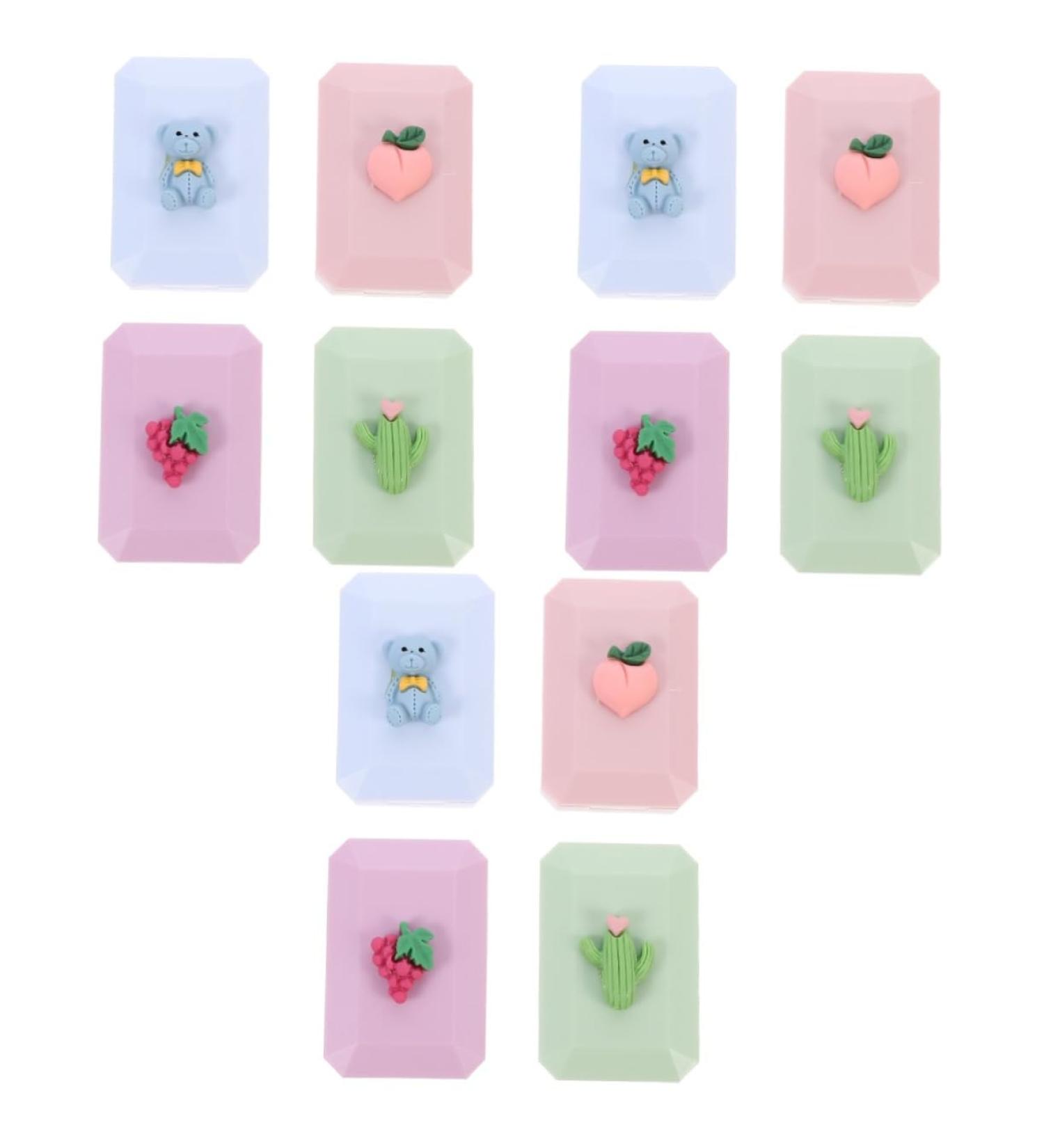 Buy Healeved 12 STK Contact Lens Container Set - Macaron Lens Case & Storage Holder for Safe Lens Care - Buy Online on GoSupps.com