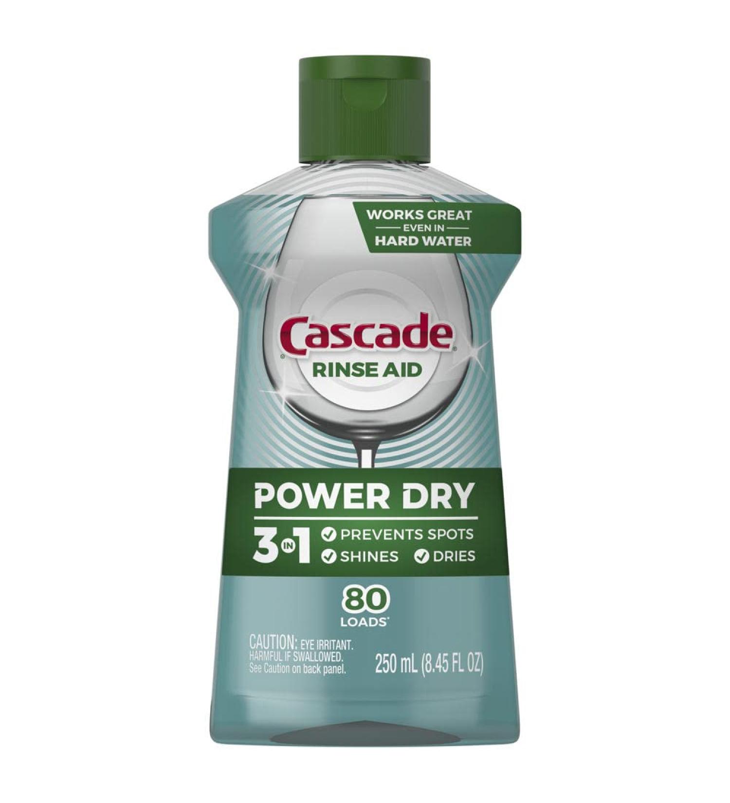 Cascade Platinum Rinse Aid 8.45 fl oz - Regular Scent, Pack of 1 - Buy Online on GoSupps.com