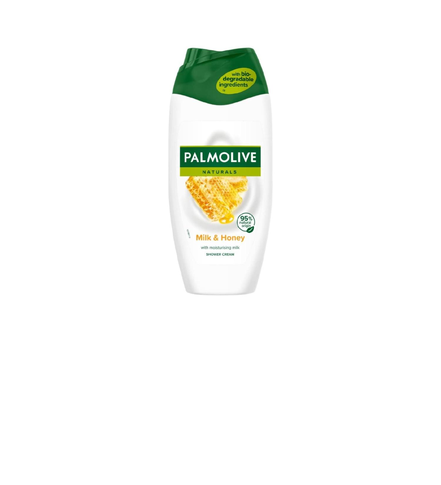 Colgate Palmolive Co Palmolive Shower Gel Naturals Honey & Milk 6 x 250 ml cream shower with honey and milk extracts - Buy Online on GoSupps.com