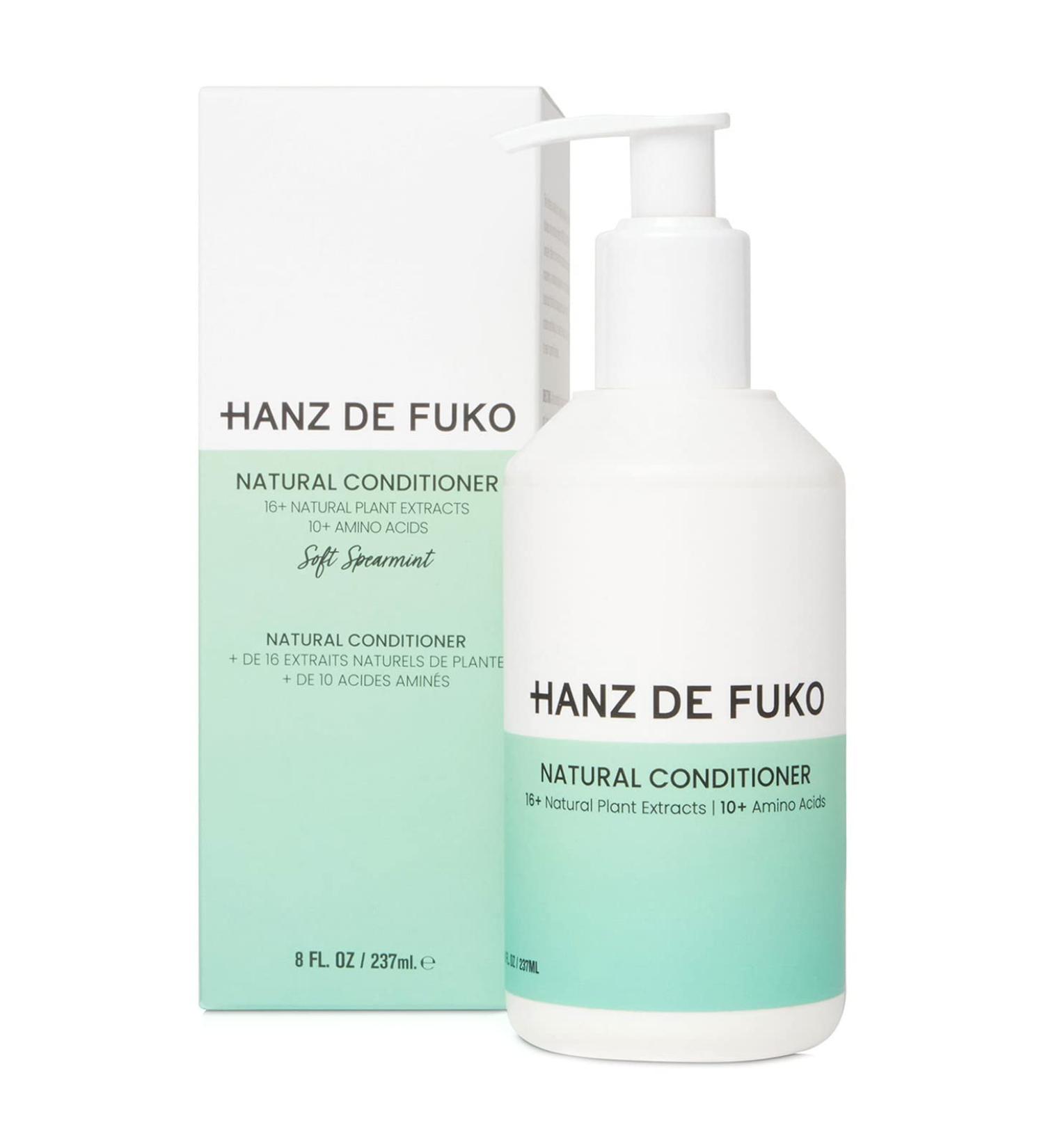 Hanz de Fuko Premium Natural Conditioner 8 oz - Sulfate & Paraben Free | Fights Dandruff & Scalp Irritation | 16+ Plant Extracts - Buy Online on GoSupps.com