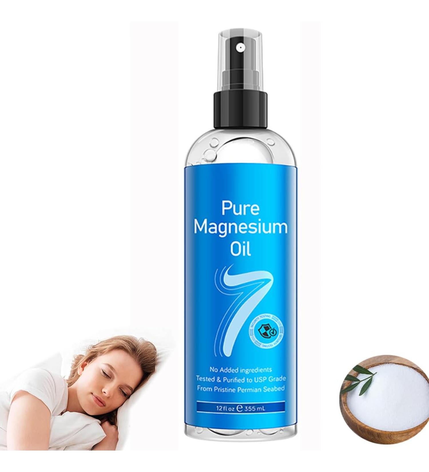 ZRREMRE Pure Magnesium Oil Spray Big 12 fl oz Topical Organic Magnesium Spray Magnesium Spray for Sleep Magnesium Spray for Feet Body Easy to Absorb and Use - Buy Online on GoSupps.com