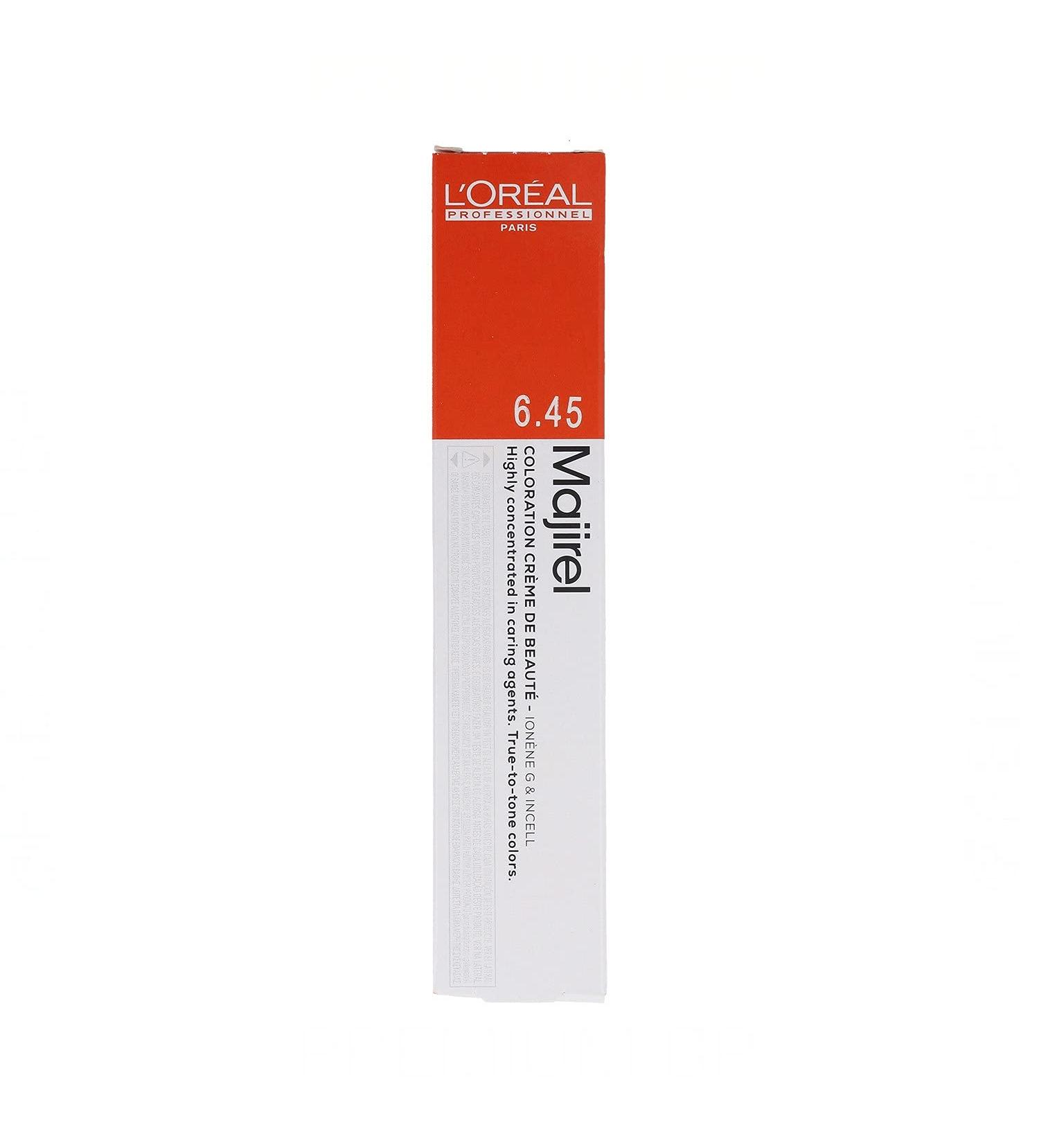 L'oreal Majirel Absolu 6.45 Permanent Hair Color 50ml - Pack of 1 - Buy Online on GoSupps.com