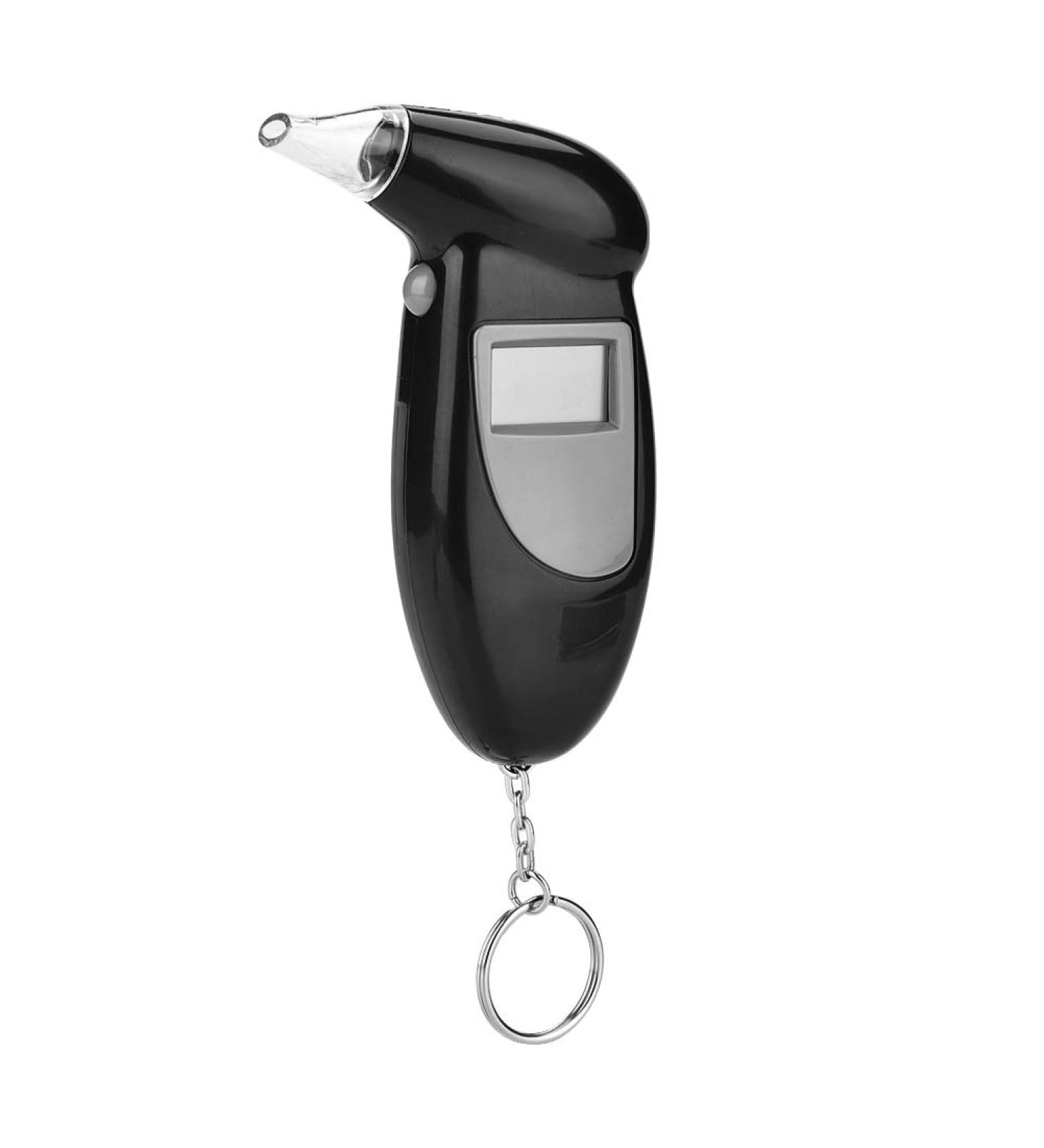 Professional Alcohol Breath Tester Analyzer - Digital Detector with 5 Mouthpieces, LCD Screen, Portable Design - Buy Online on GoSupps.com