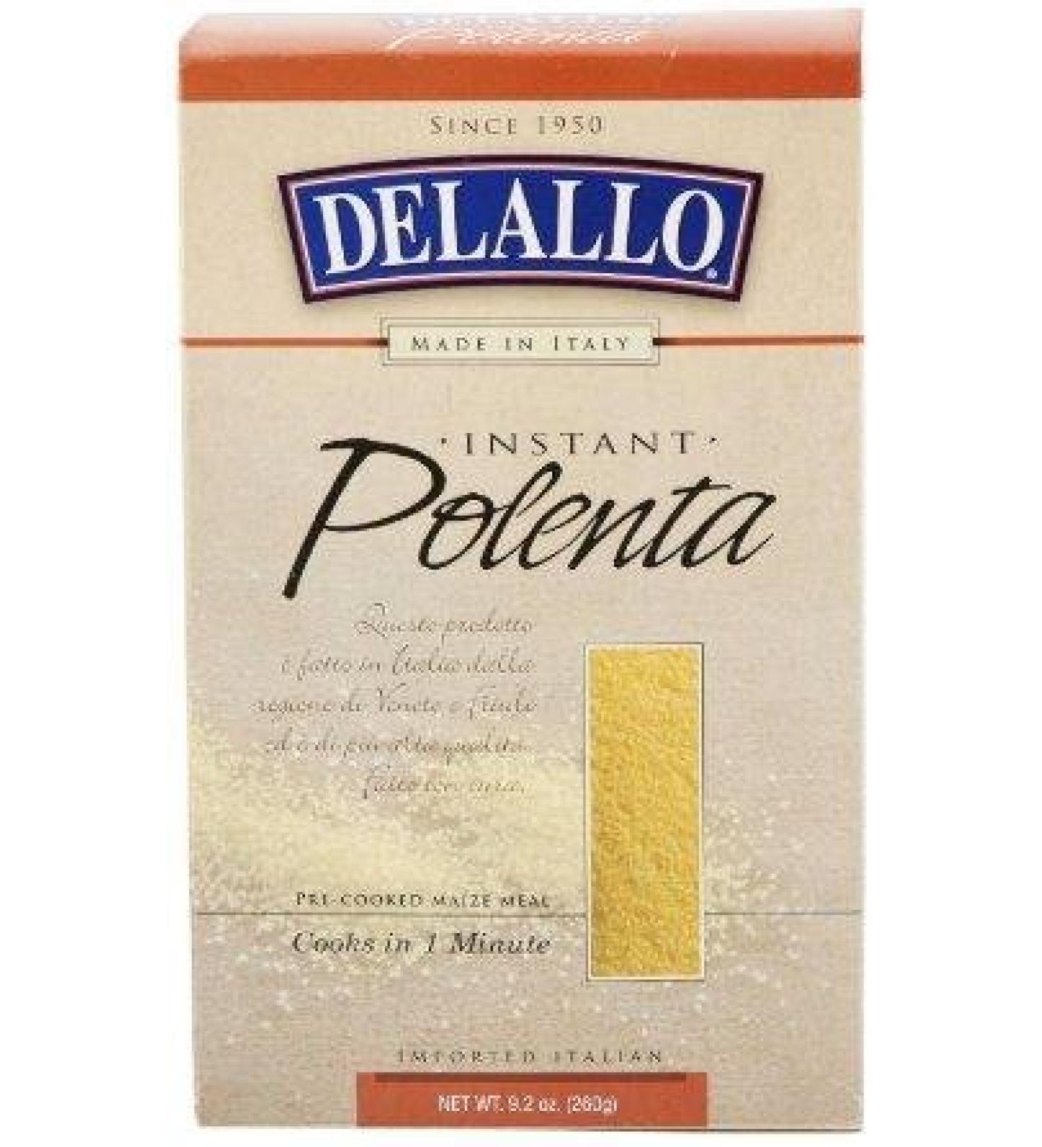 Delallo Instant Polenta (9.2 oz Boxes) 2 Pack