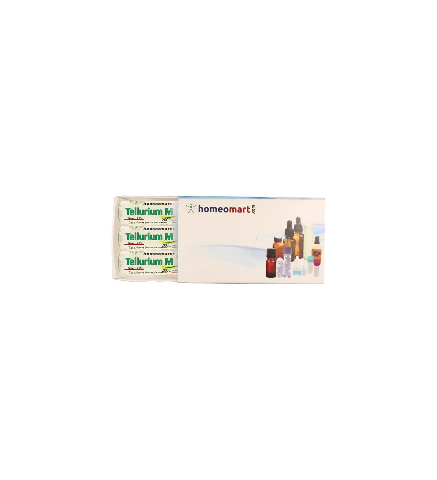 Buy Tellurium Metallicum Homeopathy Pellets 200C - Pack of 3 | International Shipping Available - Buy Online on GoSupps.com