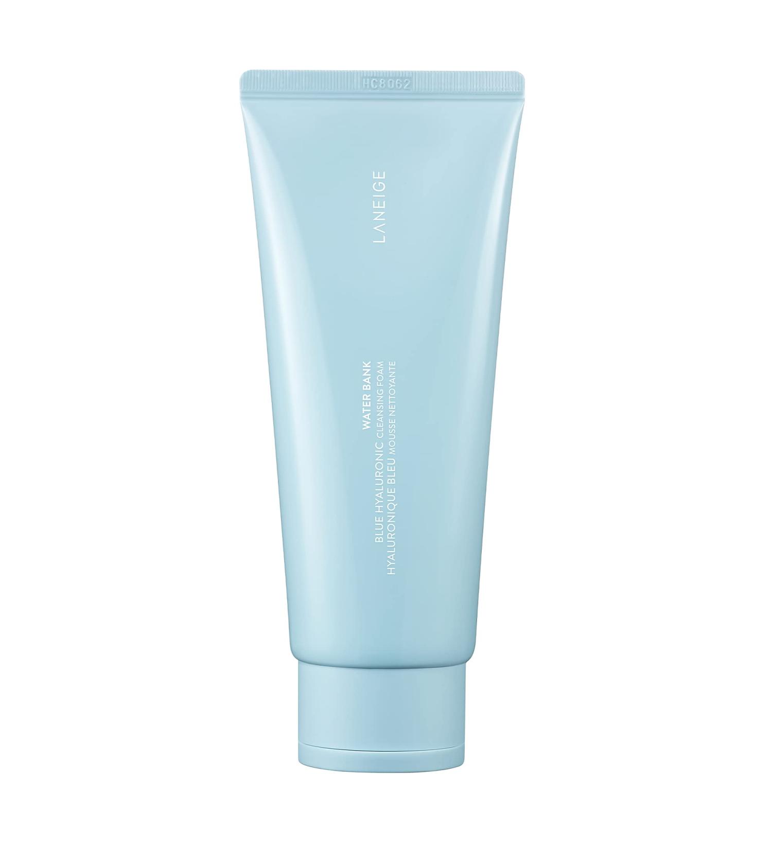 LANEIGE Water Bank Blue Hyaluronic Cleansing Foam - Hydrating Face Wash - Buy Online on GoSupps.com