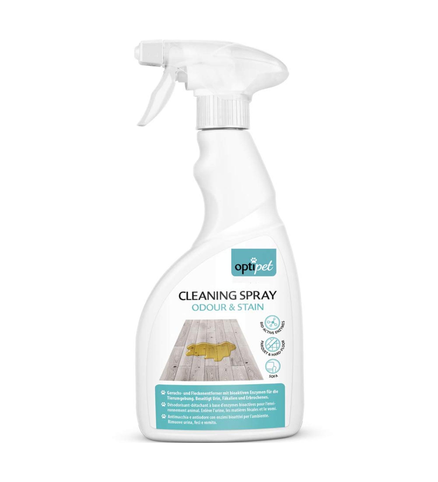 Optipet 500ml Spots & Odor Remover for Cat Toilets - Effective Against Urine Stains & Apartment Odors - Buy Online on GoSupps.com