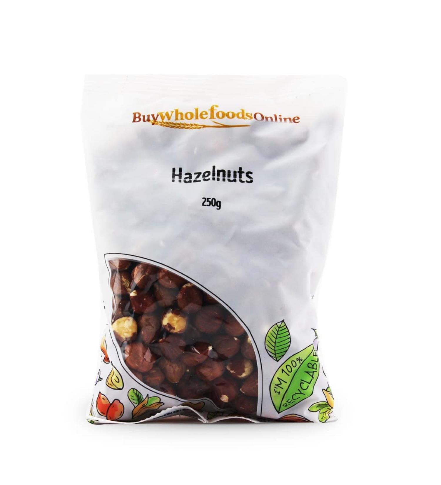 Hazelnuts Whole Raw 250g (BWFO)