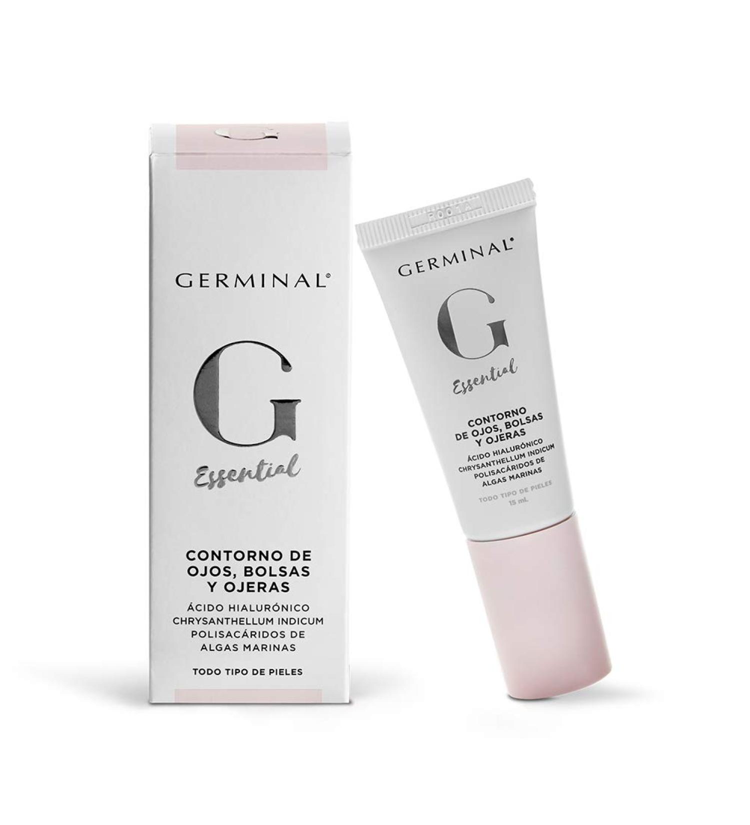 Germinal - Contorno de Ojos Antiarrugas | Contorno de Ojos Antiedad | Crema Antiojeras | Hidratante Facial | Crema Anti Bolsas y Ojeras | 15 ml - Buy Online on GoSupps.com