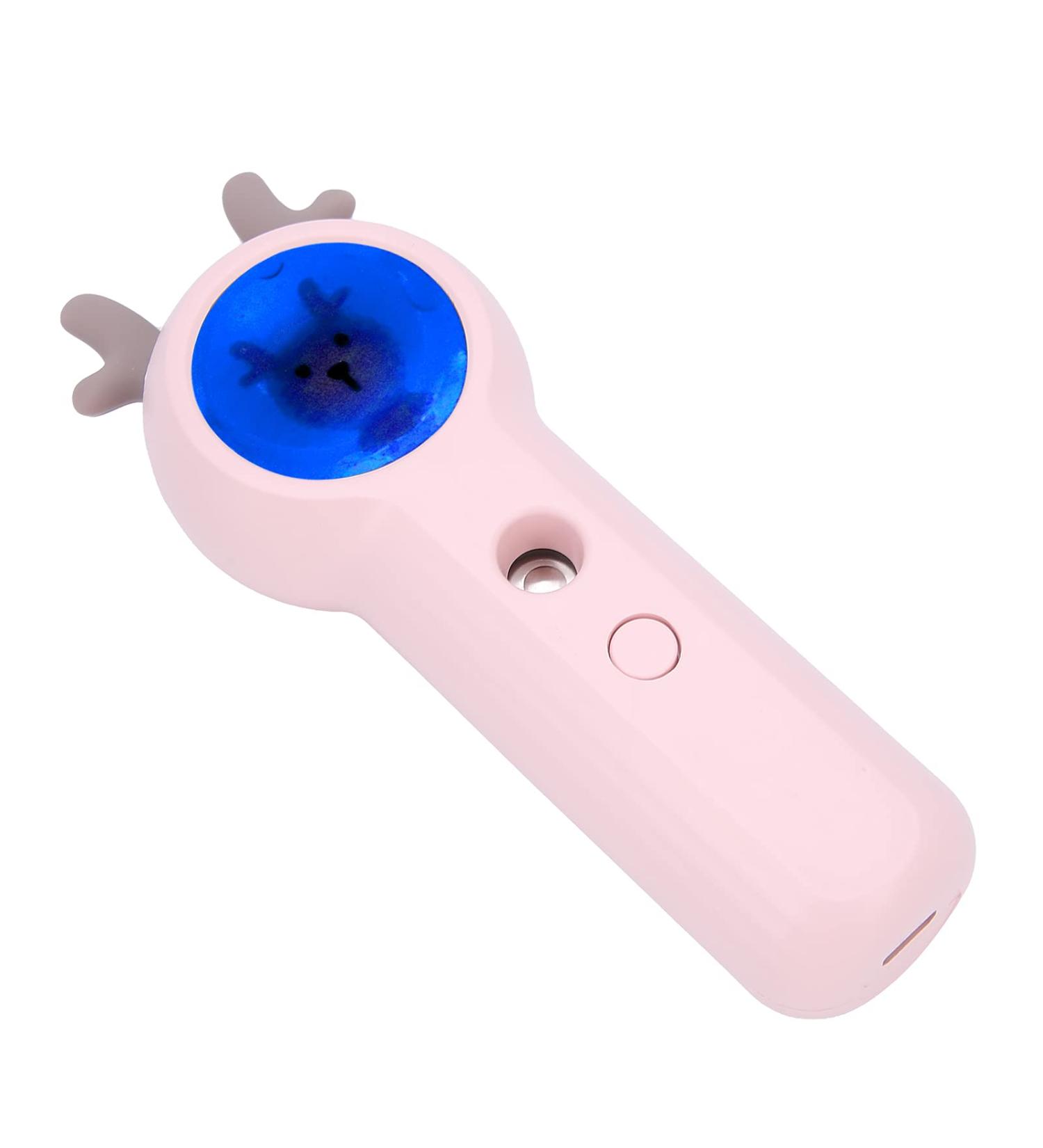 Desktop Pink Face Humidifier Sprayer USB Rechargeable Handheld Mist Sprayer - Buy Online on GoSupps.com