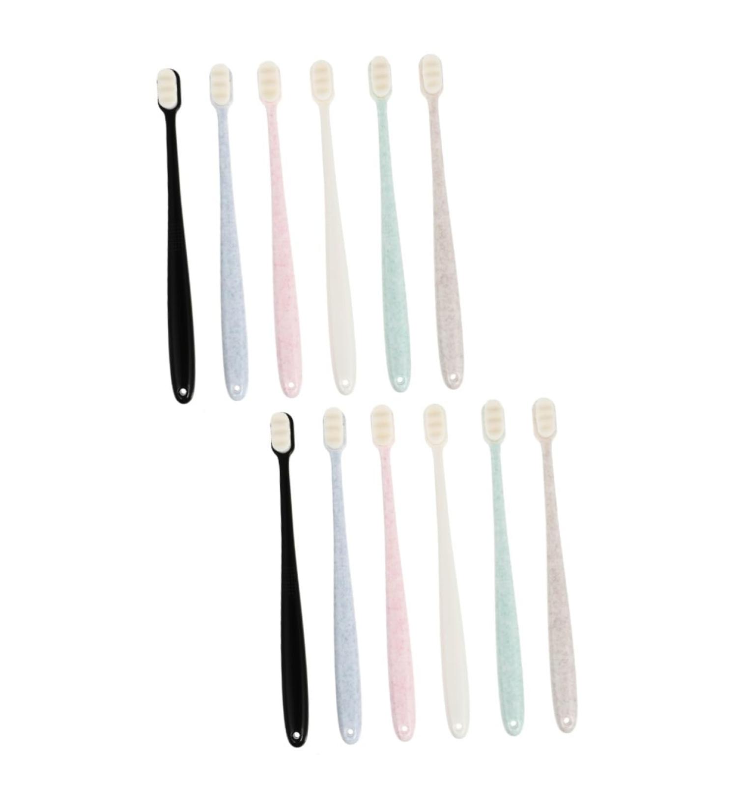 Mobestech 12-Piece Sensitive Gums Toothbrush Set | Silk Adult Tooth Cleaning Tools & Dental Picks for Optimal Oral Care - Buy Online on GoSupps.com