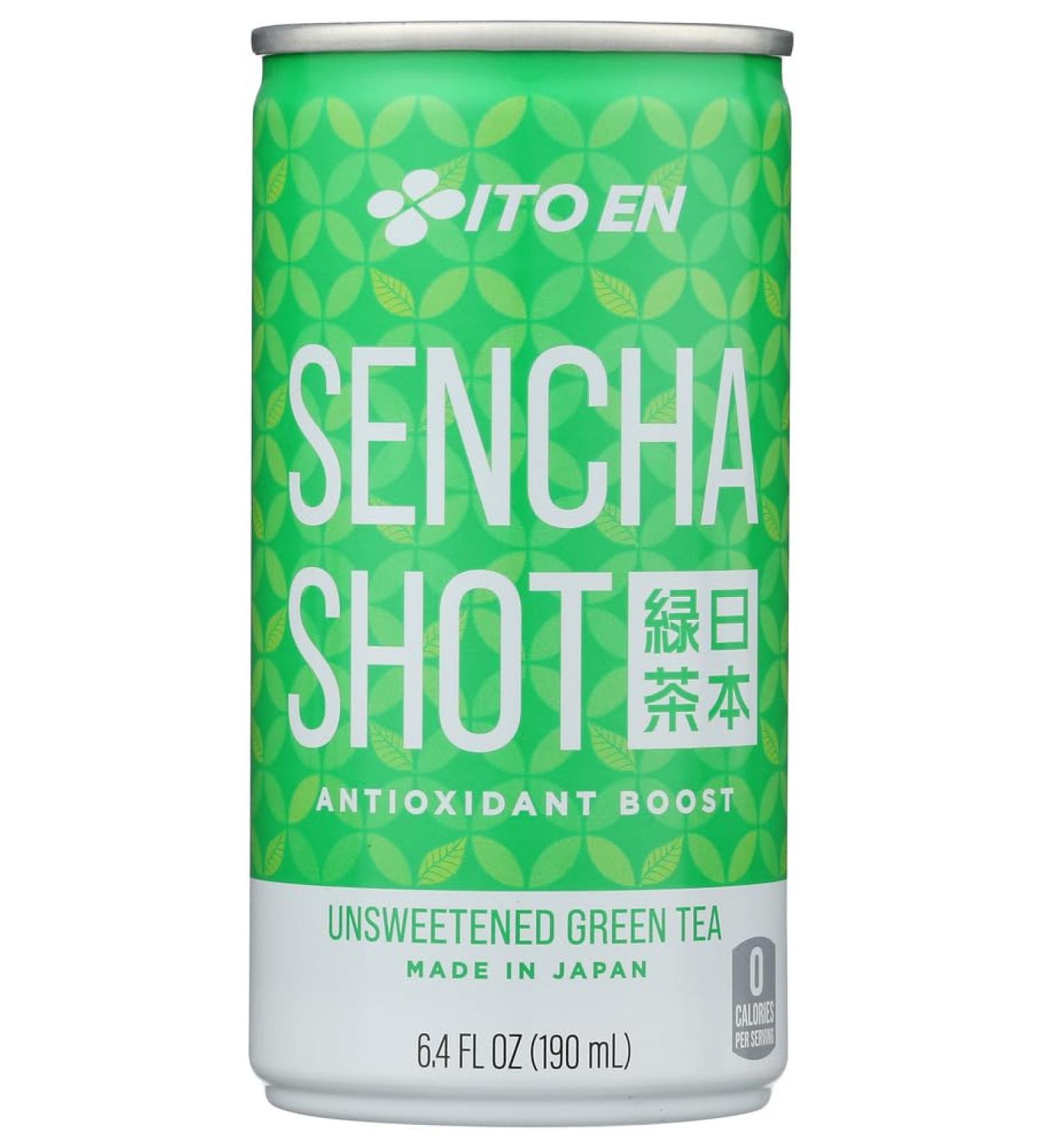 Ito En Sencha Shot Green Tea 6.4 OZ (Pack of 2) - Buy Online on GoSupps.com