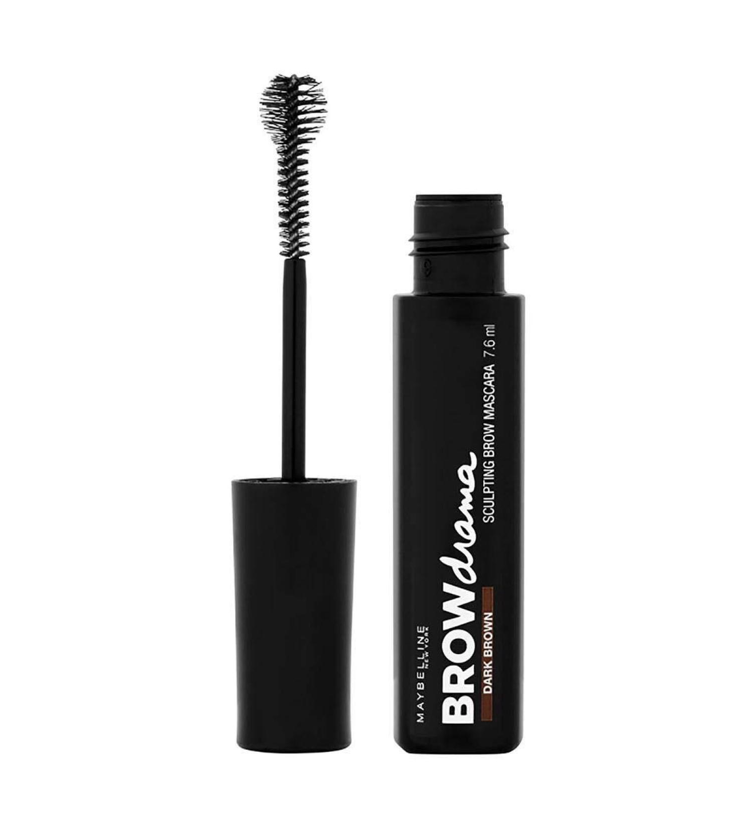 Gemey Maybelline Brow Drama Mascara Dark Brown | Defined and Bold Eyebrows - Buy Online on GoSupps.com