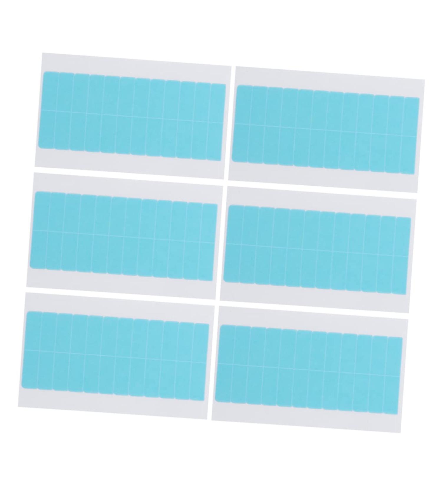 DOITOOL 6 Double Sided Adhesive Hair Extension Small Mirrors for Crafts Lace Headbands Fake Hair Edges Double Sided Tape Wig Adhesive Hair Extension Tape Film Replace Pu - Buy Online on GoSupps.com