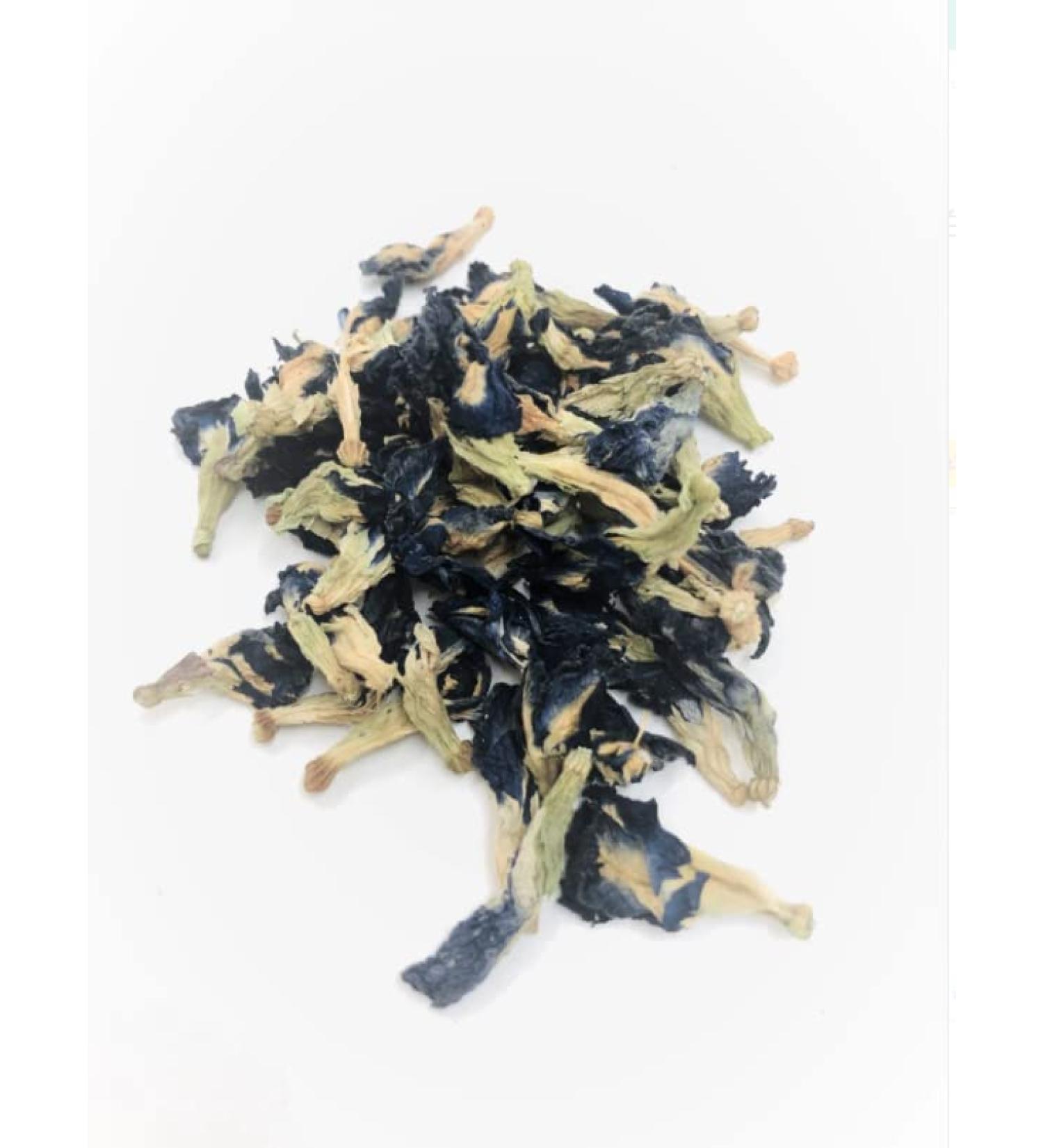 Natural Code - butterfly pea flower 227g/1/2 lb - Clitoria ternatea - butterfly pea flower - Non GMO - Vegan - No Preservatives or Additives - 100% Natural - Buy Online on GoSupps.com