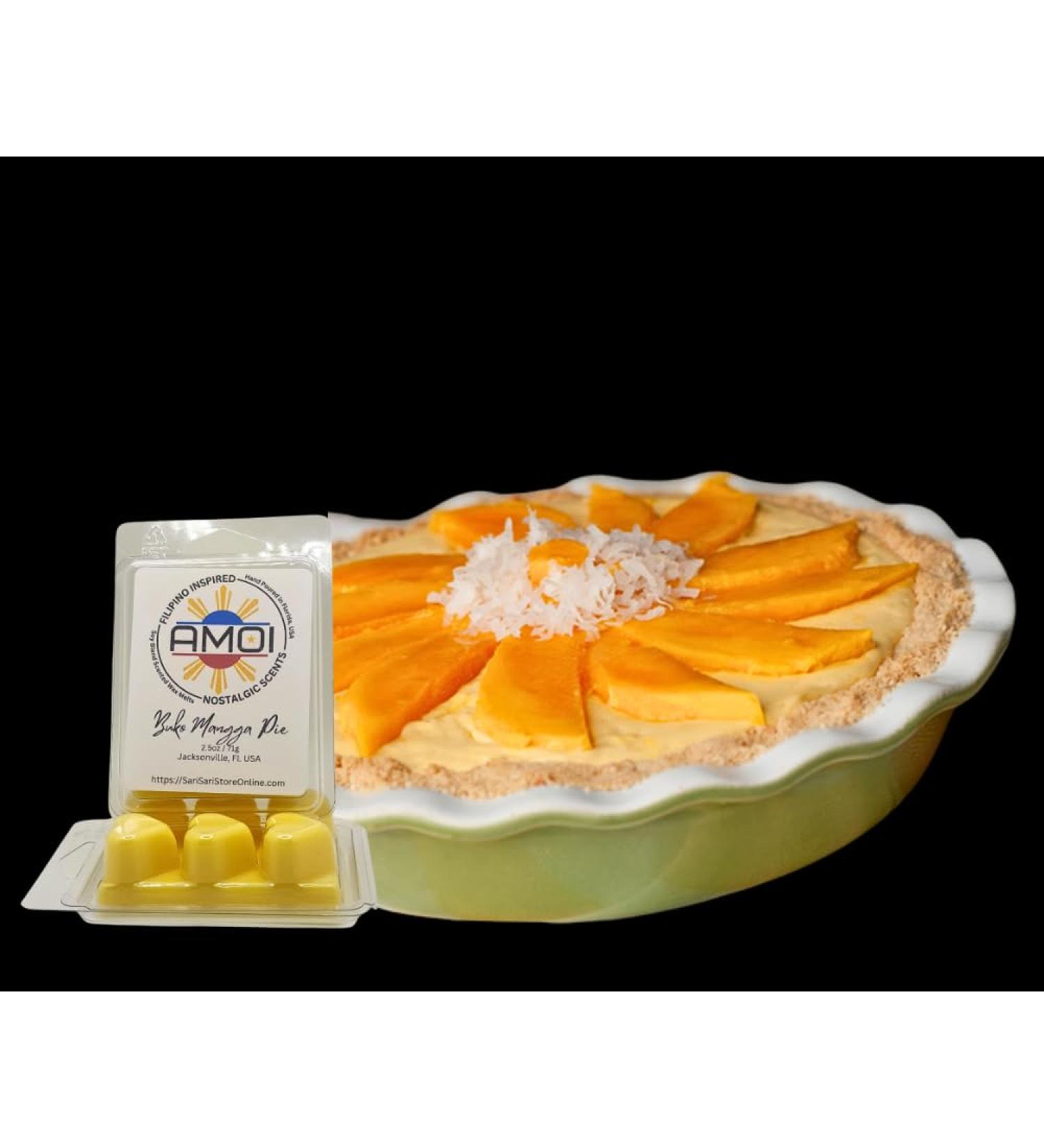 Shop Filipino-Inspired Buko Mangga Pie Scented Candle Wax Melts | Tropical Coconut Mango Fragrance | International Shipping Available - Buy Online on GoSupps.com
