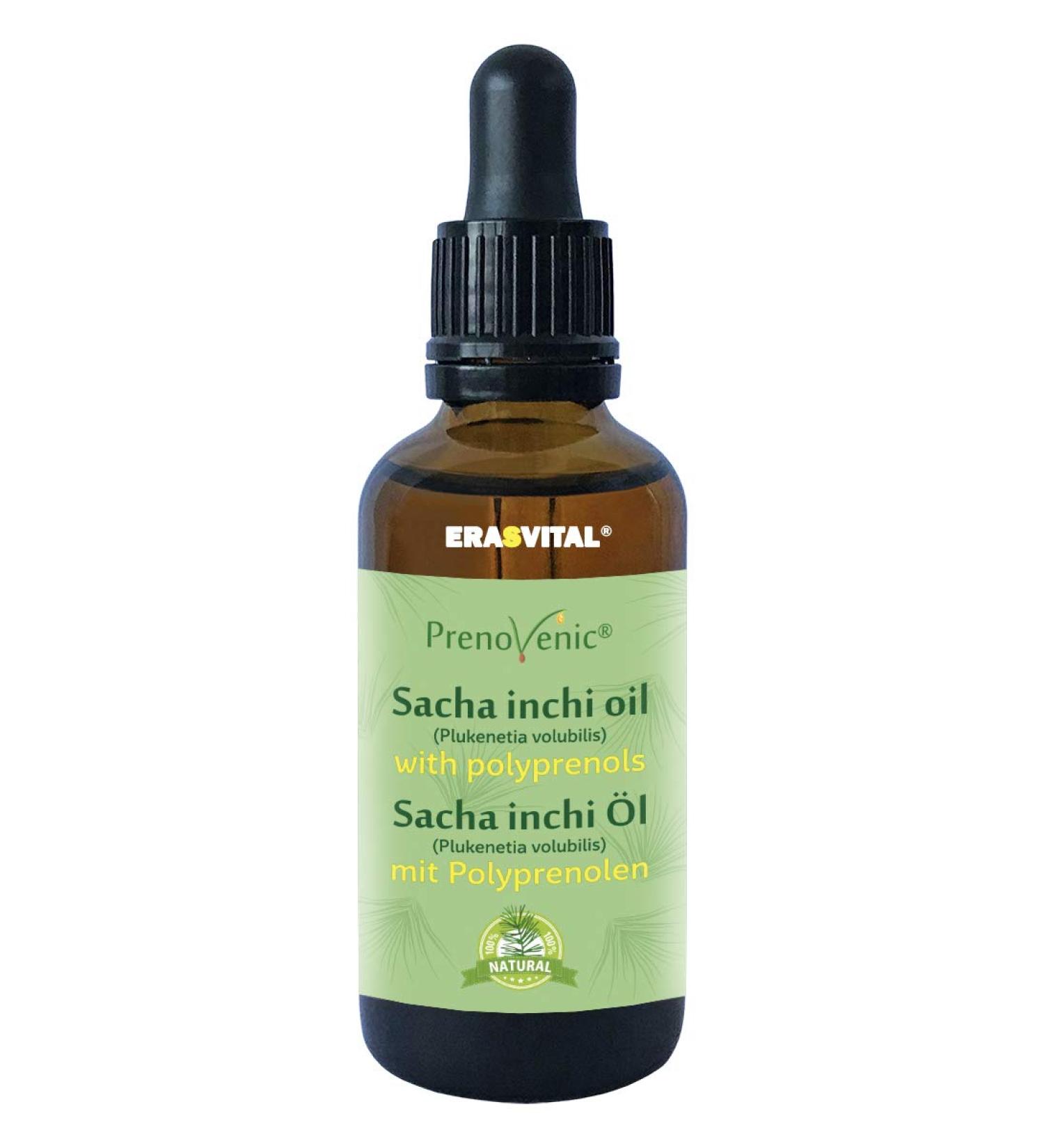 ERASVITAL LTD Polyprenols from Siberian conifers in Sacha Inchi oil 50 ml - Buy Online on GoSupps.com