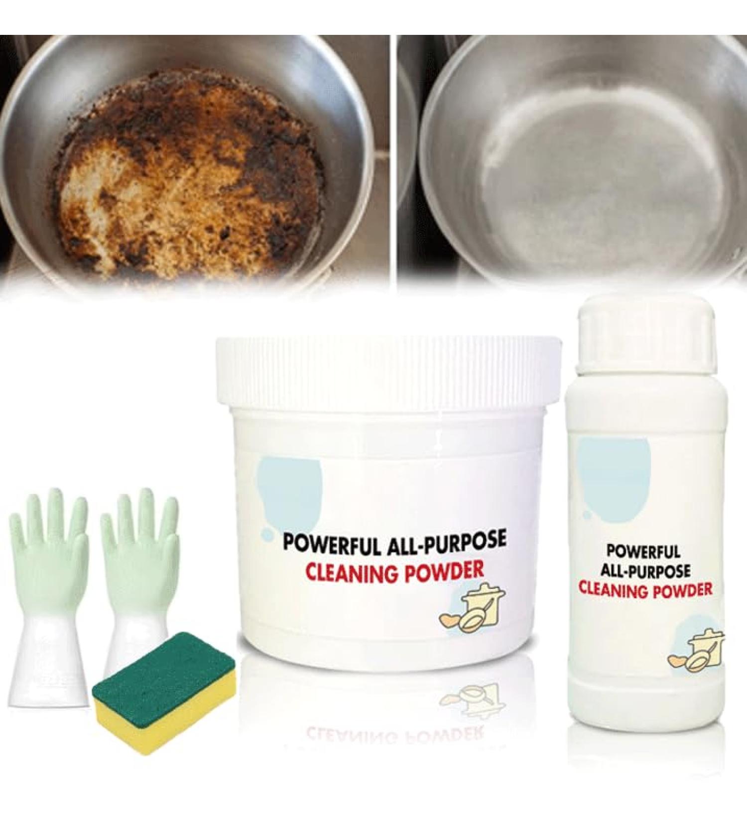 Foam Rust Remover Kitchen All-purpose Cleaning Powder Kitchen Cleaner Countertop Cleaner Multi-Purpose Powder Cleaner Powerful Kitchen all Purpose Powder Cleaner (110&250g-2pcs) - Buy Online on GoSupps.com
