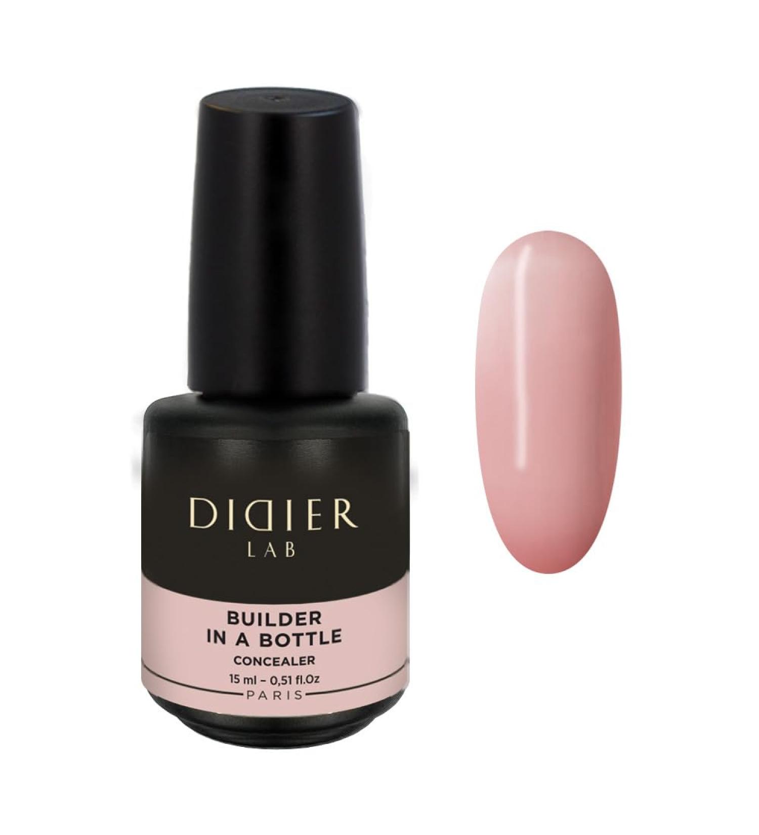 Didier Lab - Premium Nail Builder Gel in a Bottle Concealer - Strengthens Natural Nails - LED UV Builder Gel for Nails - Hard Gel Nail Builder for Nail Repair - Nail Gel Extension 15ml 15 ml (Pack of 1) BIAB Concealer - Buy Online on GoSupps.com