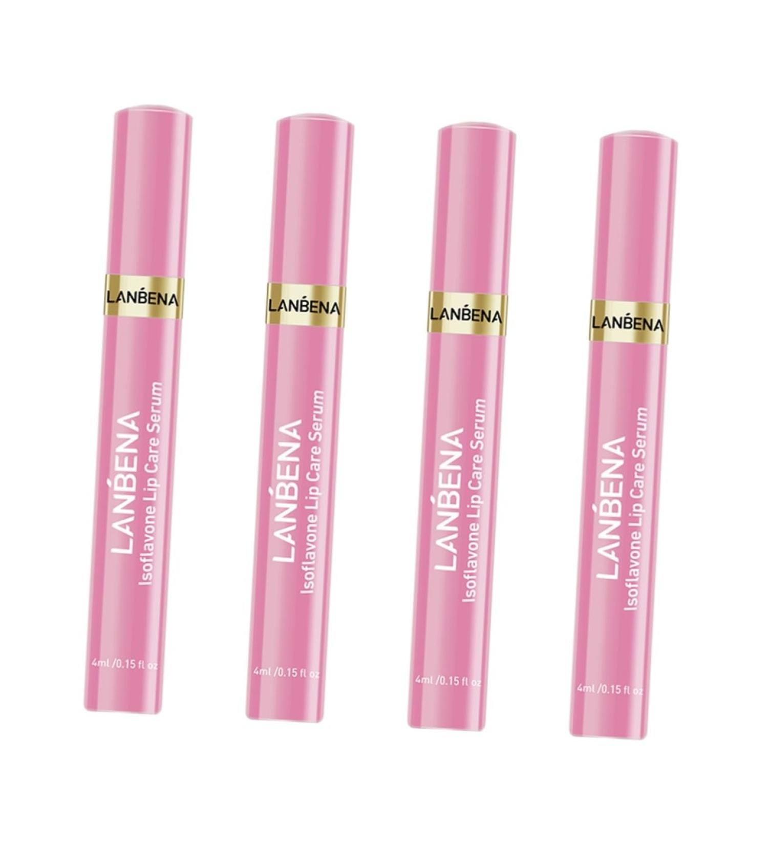 Healeved 4pcs Lip Serum Lip Balm Lip Gloss Lip Oils Lipgloss Lip Tint Lip Moisturizer Oil Clear Lip Oil Water - Buy Online on GoSupps.com