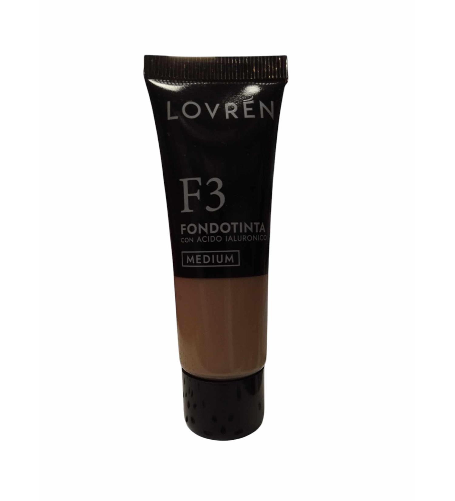 Lovren Lovren - Lovren 984158675 Hydrating Foundation F3 Medium with Hyaluronic Acid 25 ml