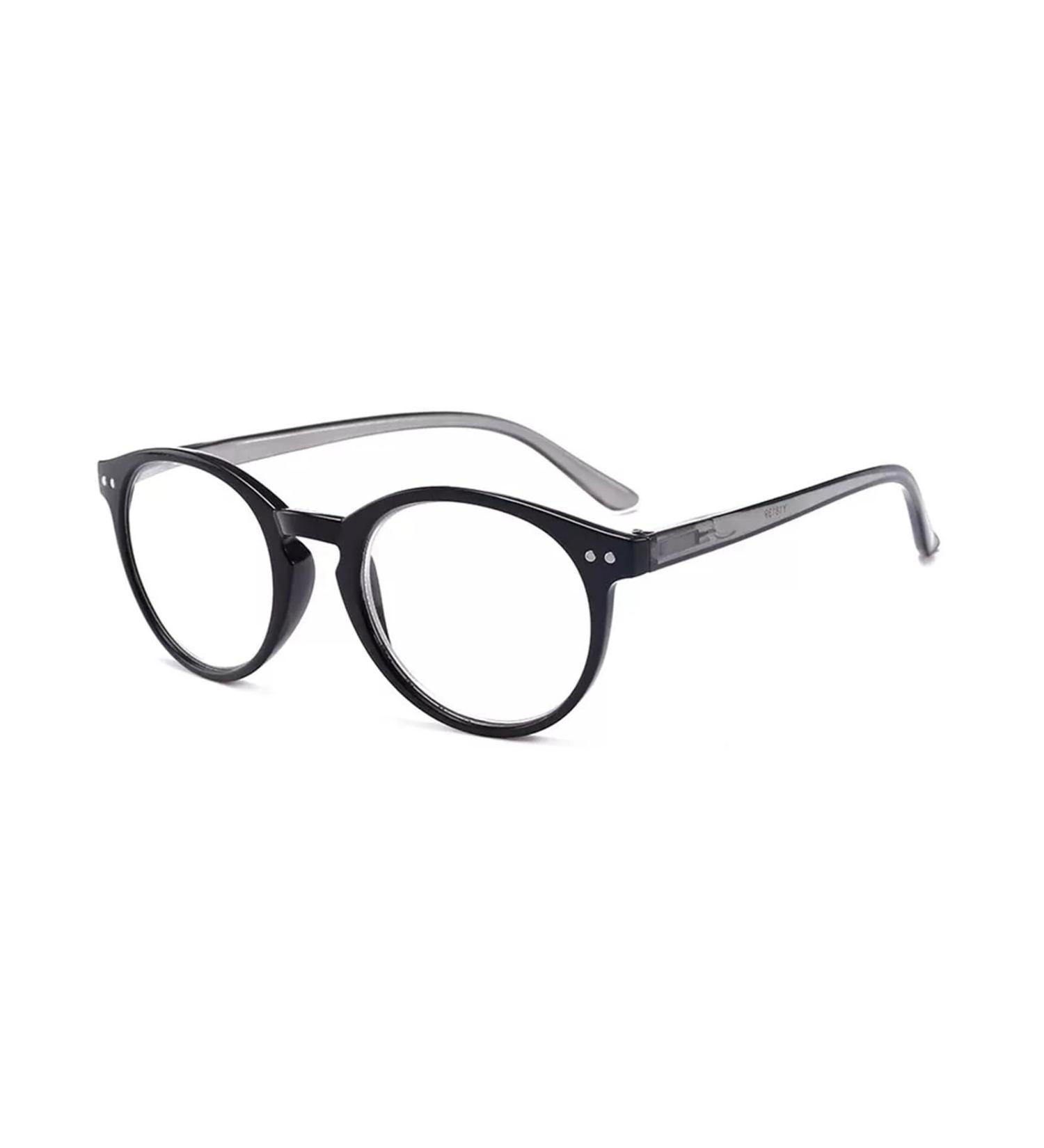 Stylish Reading Glasses for Men & Women - Spring Hinges Anti Eyestrain Resin Lenses - Gray 1.5x Eyeglasses - Buy Online on GoSupps.com