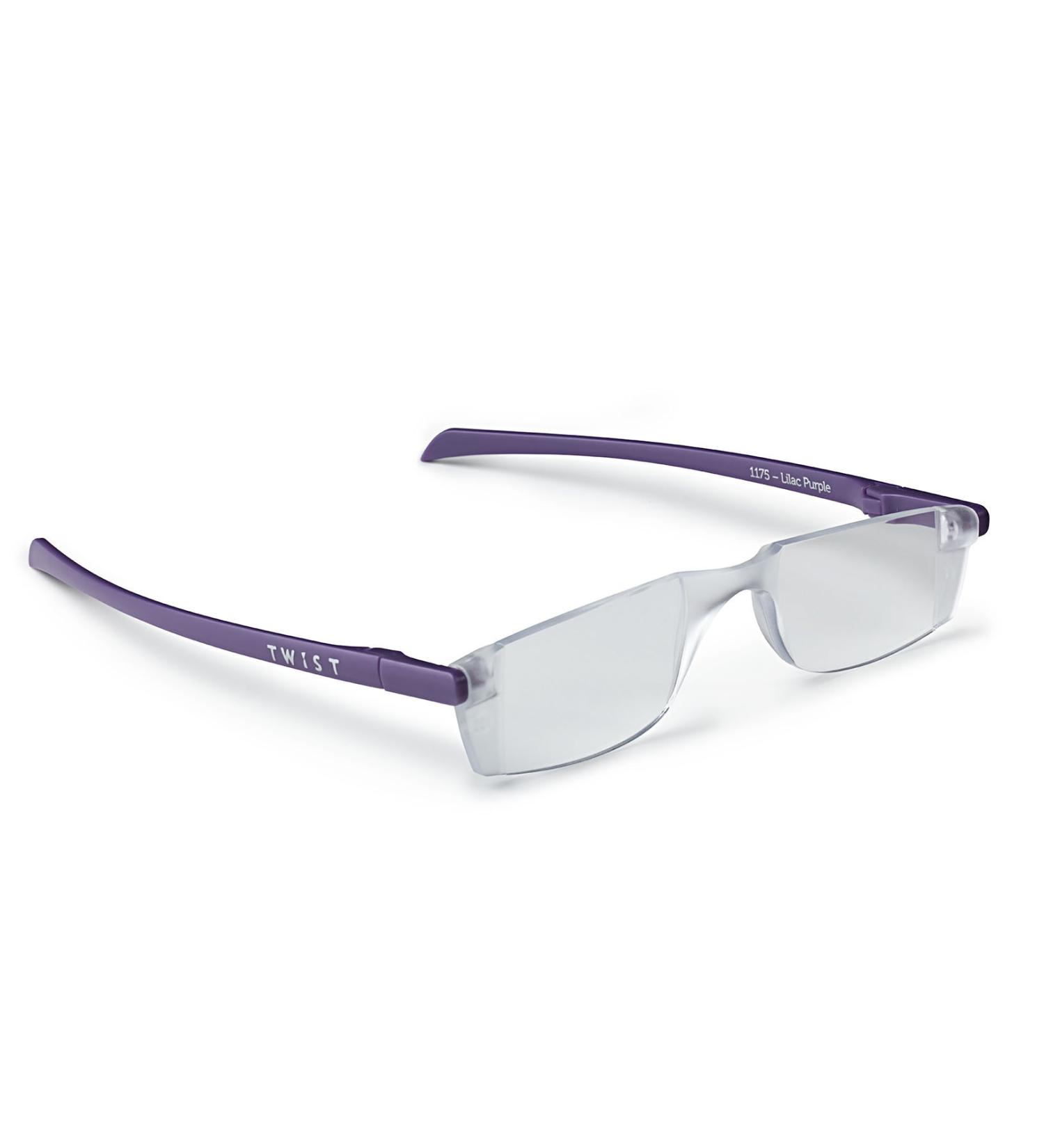 Shop Twist ONE Flat Folding Reading Glasses +2.50 - Stylish Lilac Purple for International Shipping - Buy Online on GoSupps.com
