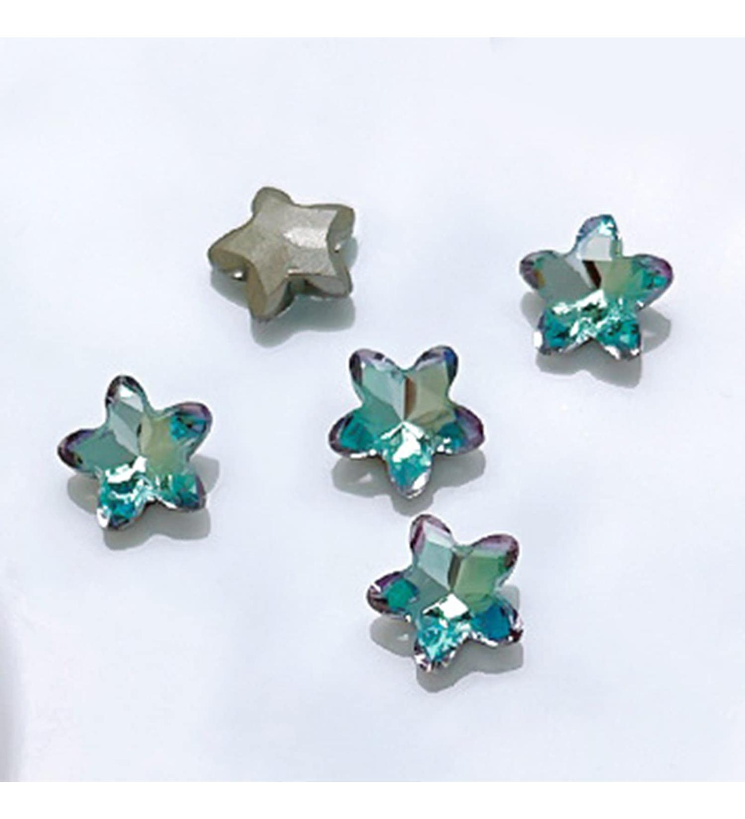 FEIlei 10x/Set Butterfly Nail Rhinestones Square Nail Charms DIY Hearts Nail Art Charms - Buy Online on GoSupps.com