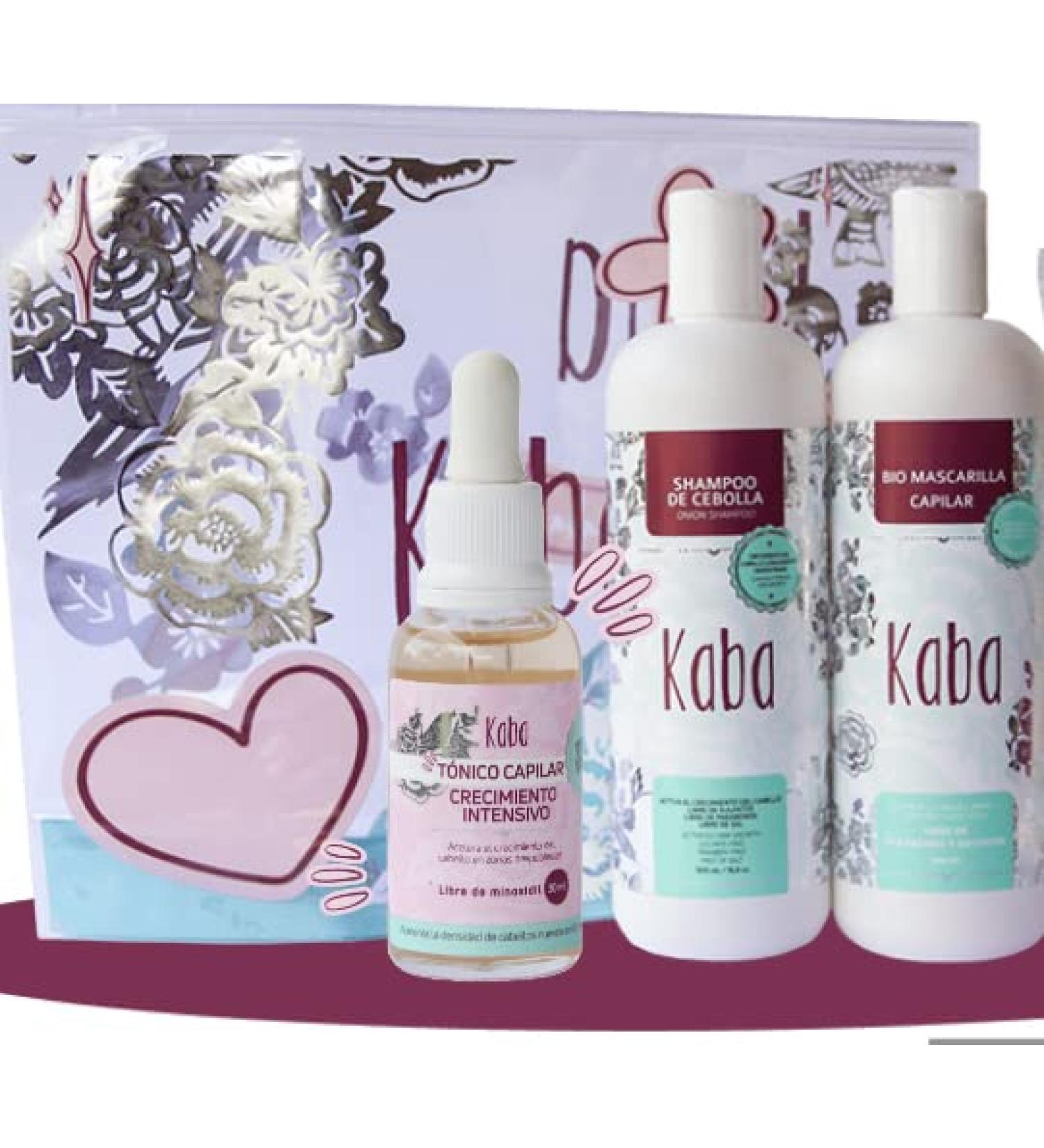 Kaba Max Growth Kit: Onion Shampoo, Bio Hair Mask, and Growth Tonic - Buy Online on GoSupps.com