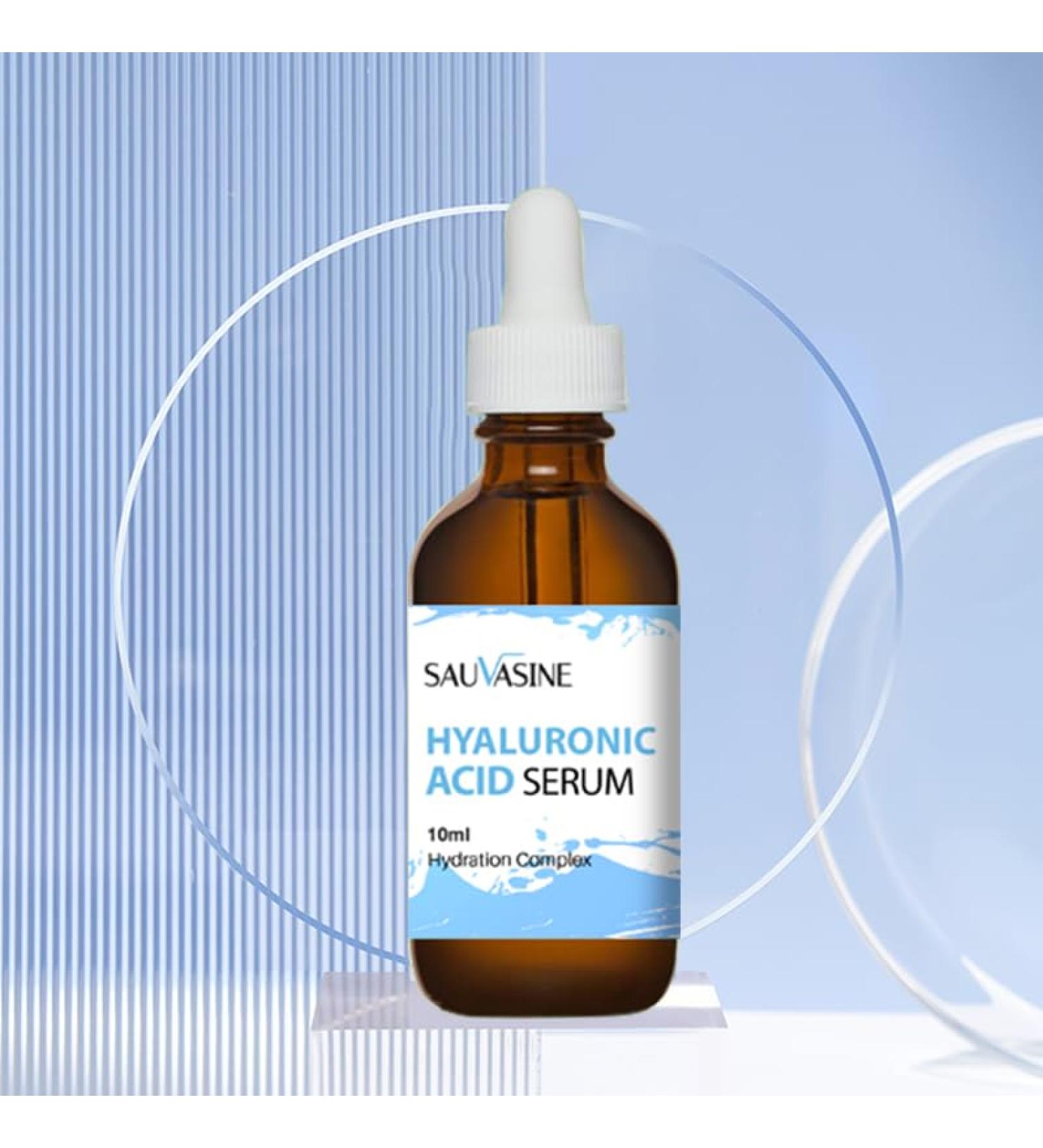 Buy Hyaluronic Acid Serum - Hydrating Face Serum for Wrinkle Reduction | 10ml Moisturizing Complex - Buy Online on GoSupps.com