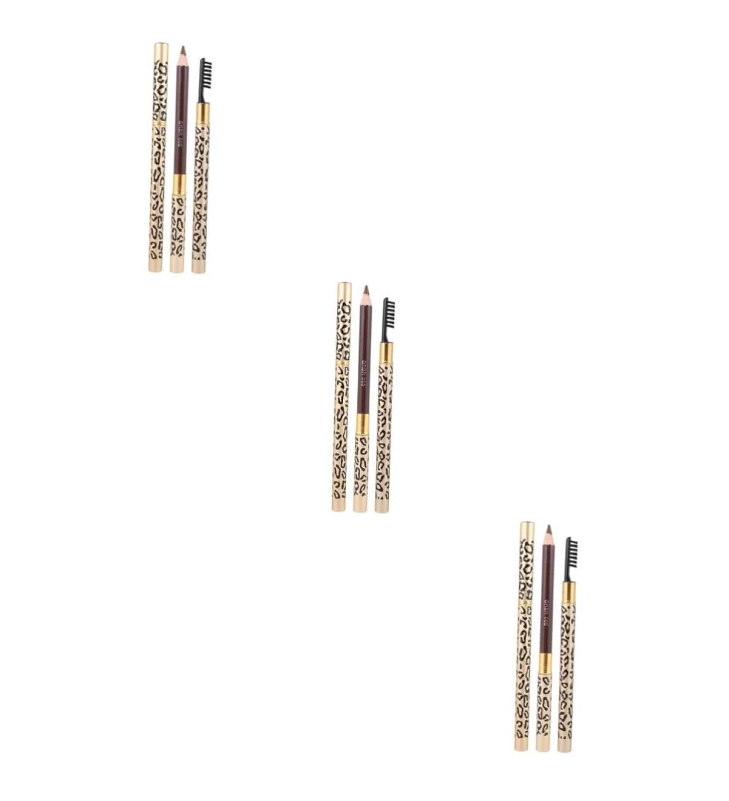 Mipcase 6 Pcs Eyebrow Pen White Eye Liner Pencils Brow Gel Brow Brush Eyeliner Miss Major Eyebrow Brush 1 count (Pack of 1) As Shownx3pcs - Buy Online on GoSupps.com
