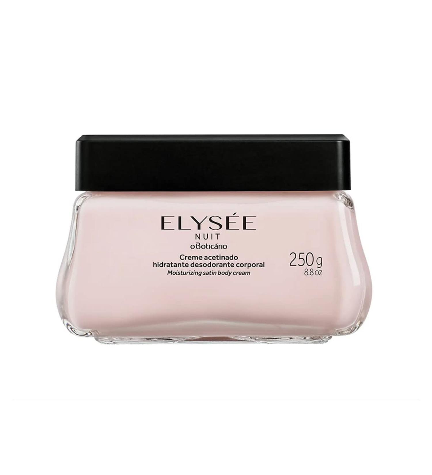 O Botic rio Elys e Nuit Moisturizing Body Cream | Long-Lasting Fragrance & 48-Hour Hydration | 250g Satin Body Lotion with Damask Roses - International Shipping Available - Buy Online on GoSupps.com