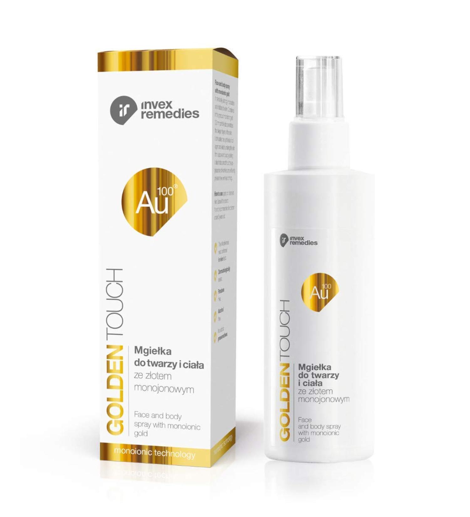 Monoionic Gold Face and Body Spray Au100 200ml (7fl oz)