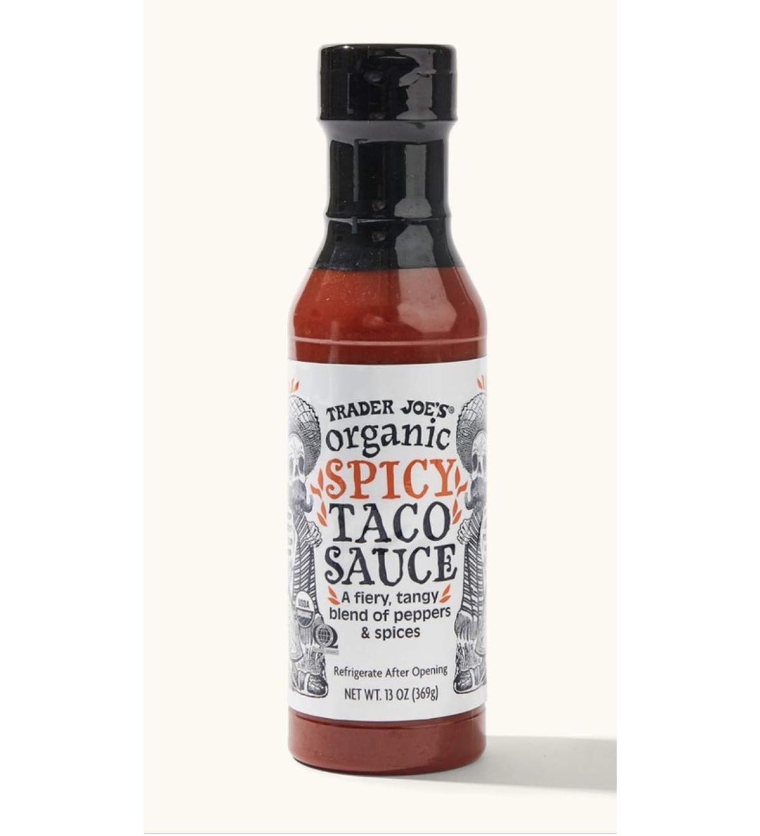 Trader Joe's Organic Spicy Taco Sauce - Pack of 2 Bottles - Buy Online on GoSupps.com