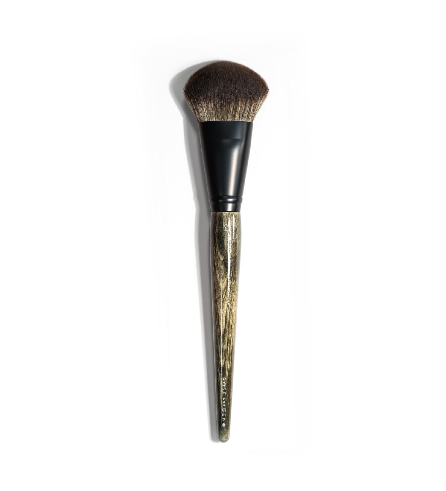 Rose and Ben Beauty C41 Blush Brush | Professional Angled Makeup Brush | Cruelty-Free Non-Shedding for Flawless Application of Pressed Powder & Cream Cosmetics - Buy Online on GoSupps.com