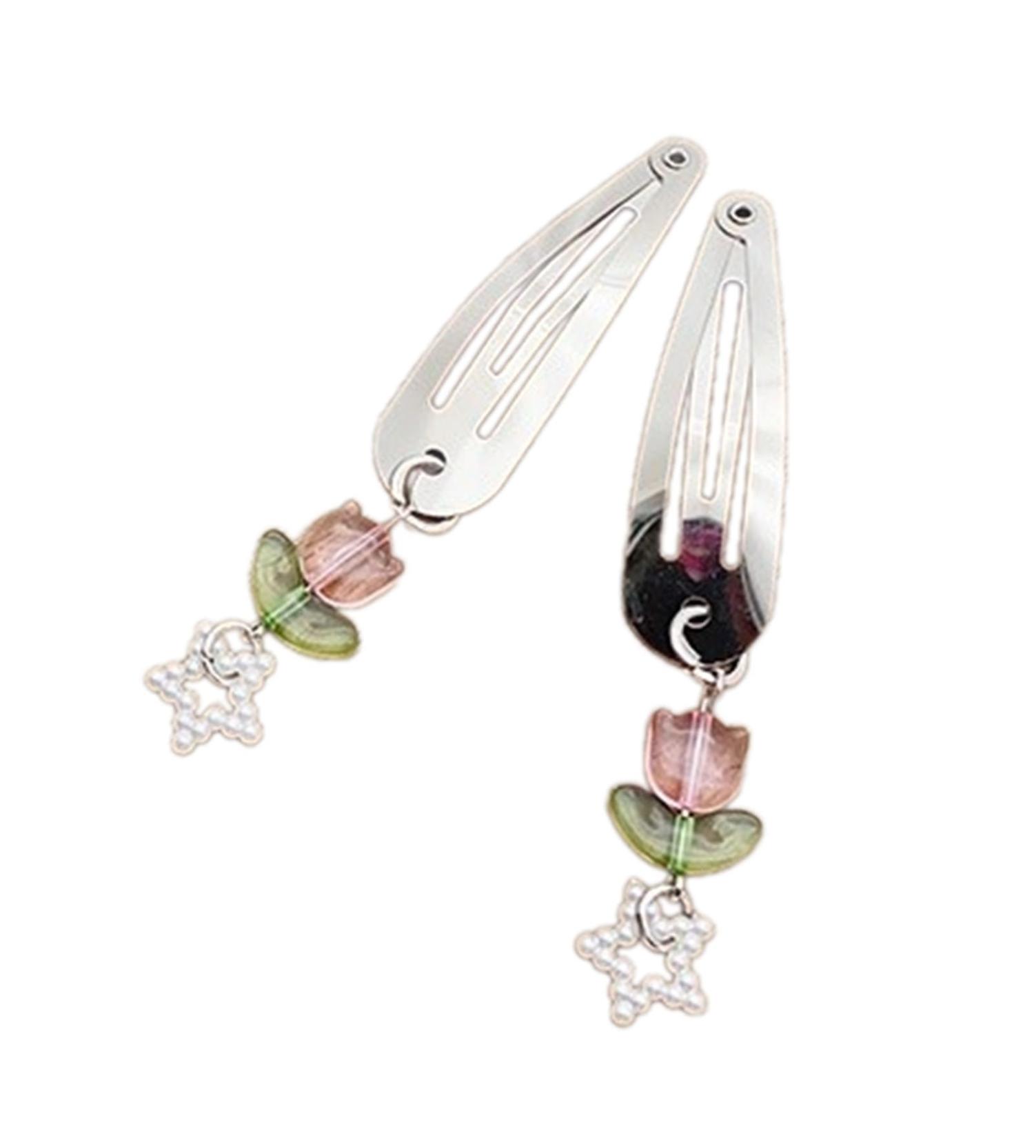 XANHOY 2pcs Delicate Barrette Metal Hairclip Stylish Hairpin Jewelry Modern Hair Accessory Elegant Hair Clip for Modern Women - Buy Online on GoSupps.com