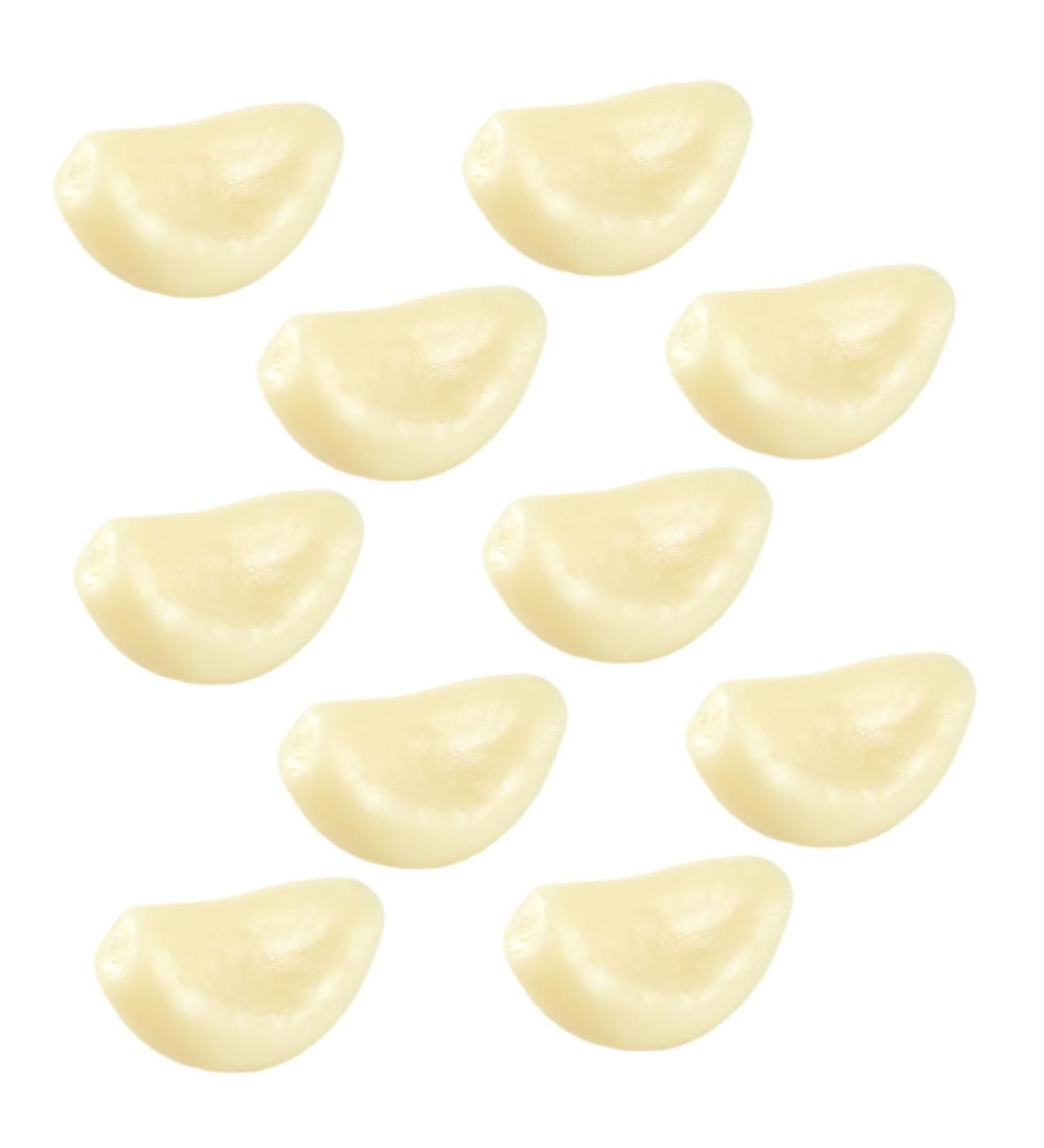 Ciieeo 10pcs Garlic Clove Keychain Fake Vegetable Model Realistic Vegetable Props Food Fridge Magnet - Buy Online on GoSupps.com