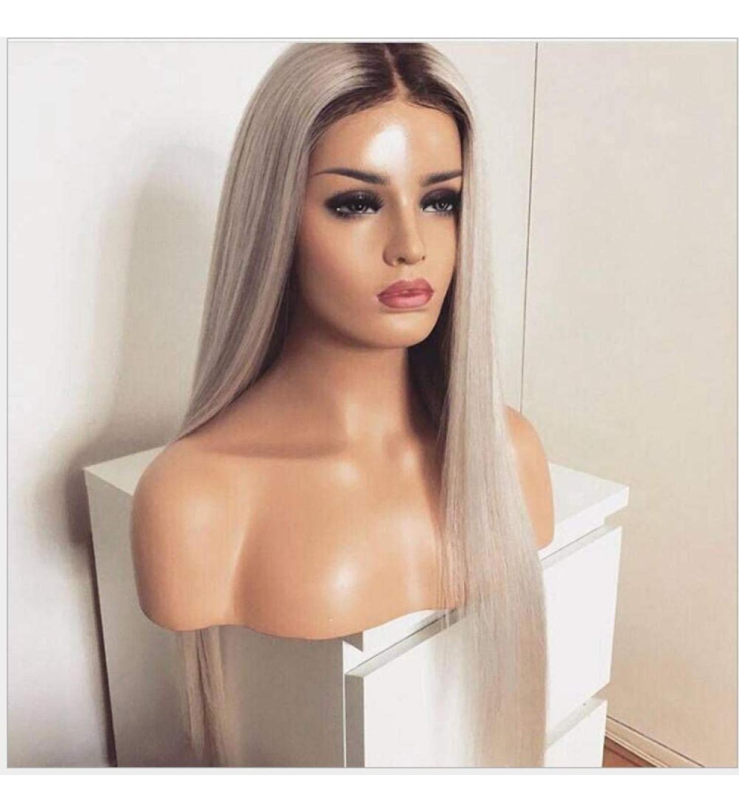 BGHJUE N Wigi S A Blunt Synthetic Wig - Natural Long Straight Middle Part Wigs for Women | Shop Now! - Buy Online on GoSupps.com