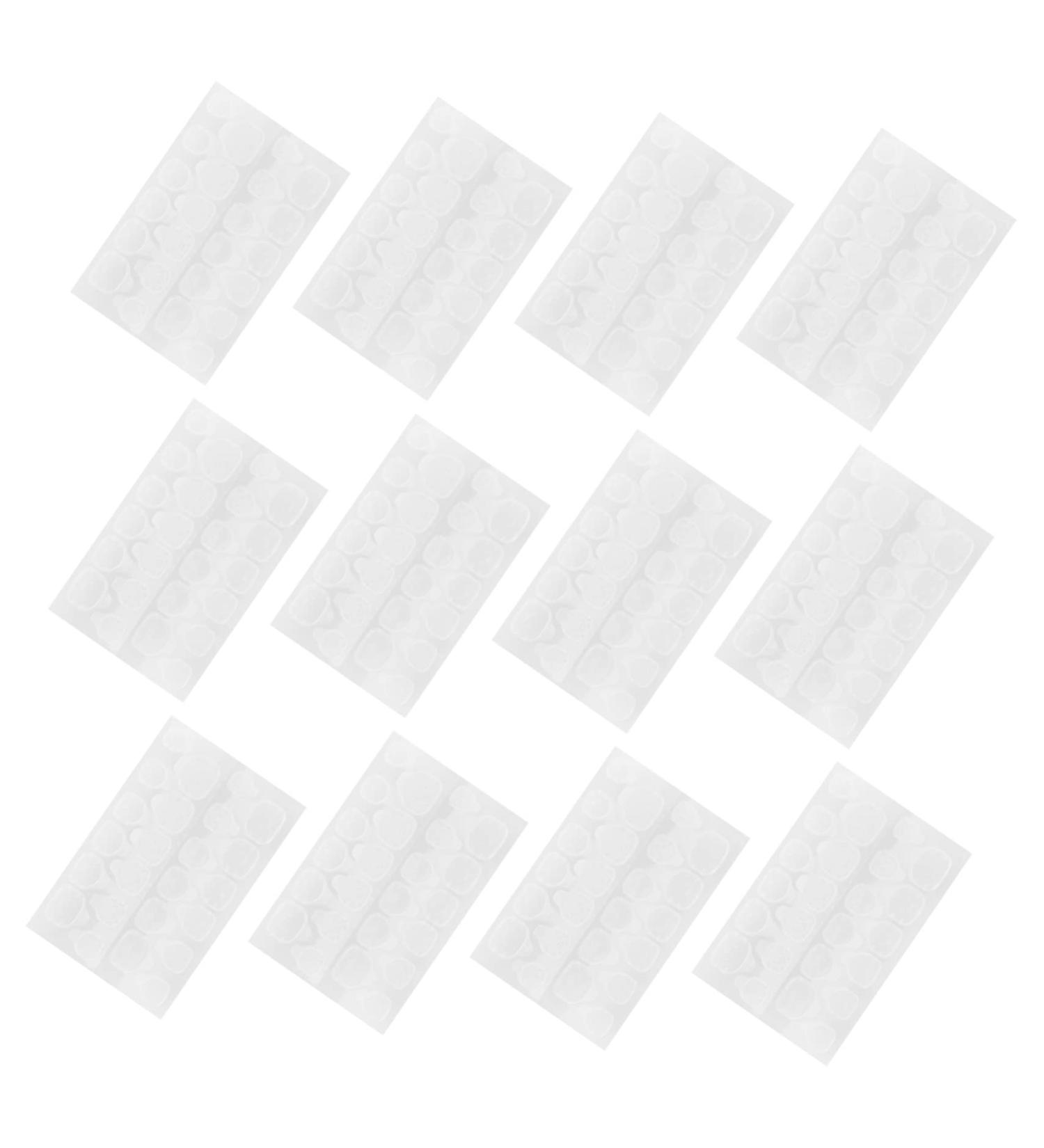  SOESFOUFU 15 Sheets Nail Jelly Glue Practical Glue for False Nails Professional Nail Glue Manicure Labels Waterproof Rubber Nails Jelly Glue High Quality Pink - Buy Online on GoSupps.com