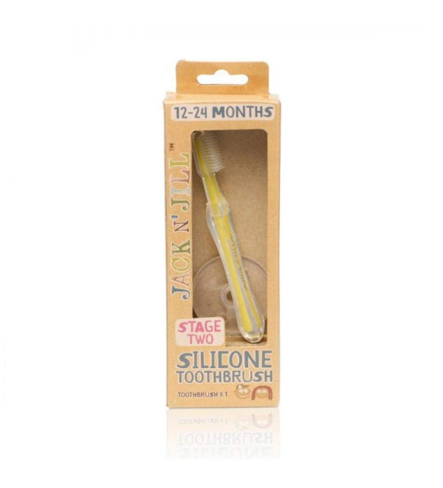 Buy Jack N' Jill Baby Toothbrush - Silicone Level 2 | Eco-Friendly & Safe for Kids - International Shipping Available - Buy Online on GoSupps.com