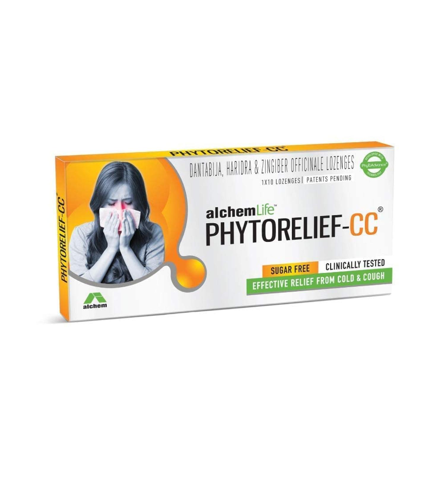 Alchem Life Phyto.Relief CC | Natural Immunity Booster. Fights Viral Cough Cold & Sore Throat | Pack of 1 - Buy Online on GoSupps.com